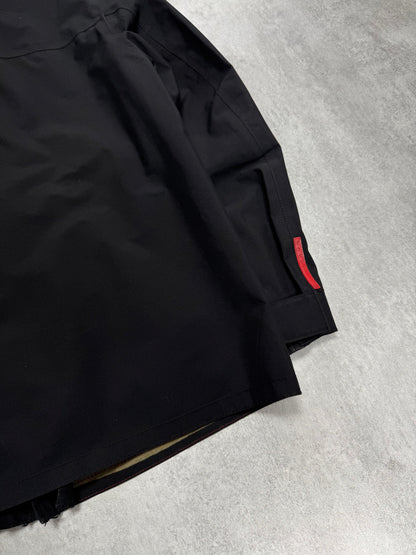 2000s Prada Technical Nylon Black Jacket (M)