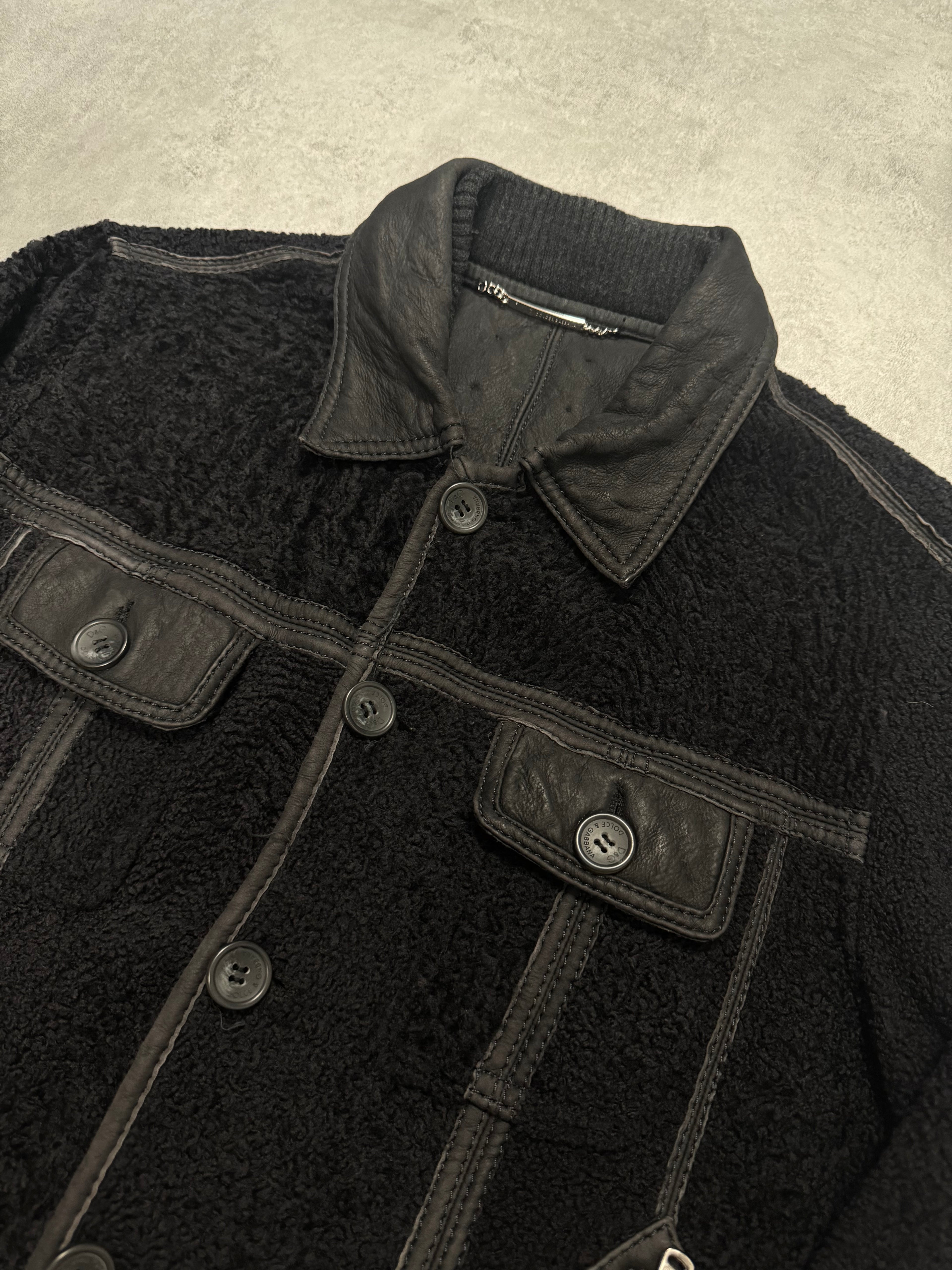 2000s Dolce & Gabbana Lamb Leather Jacket