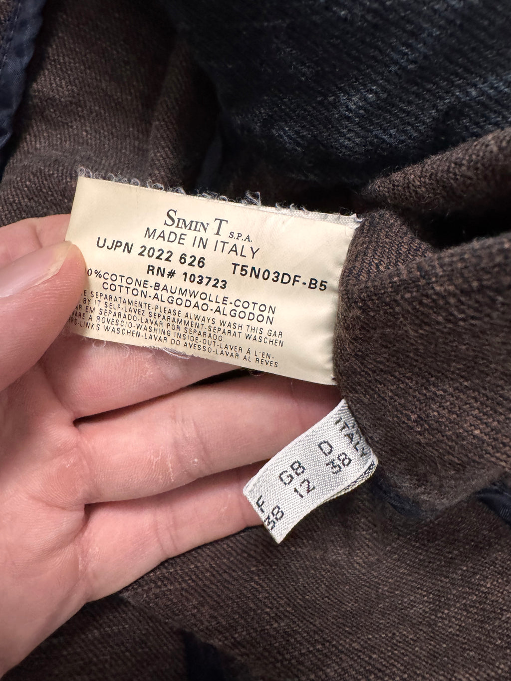 2000s Armani Samurai Faded Denim Jacket