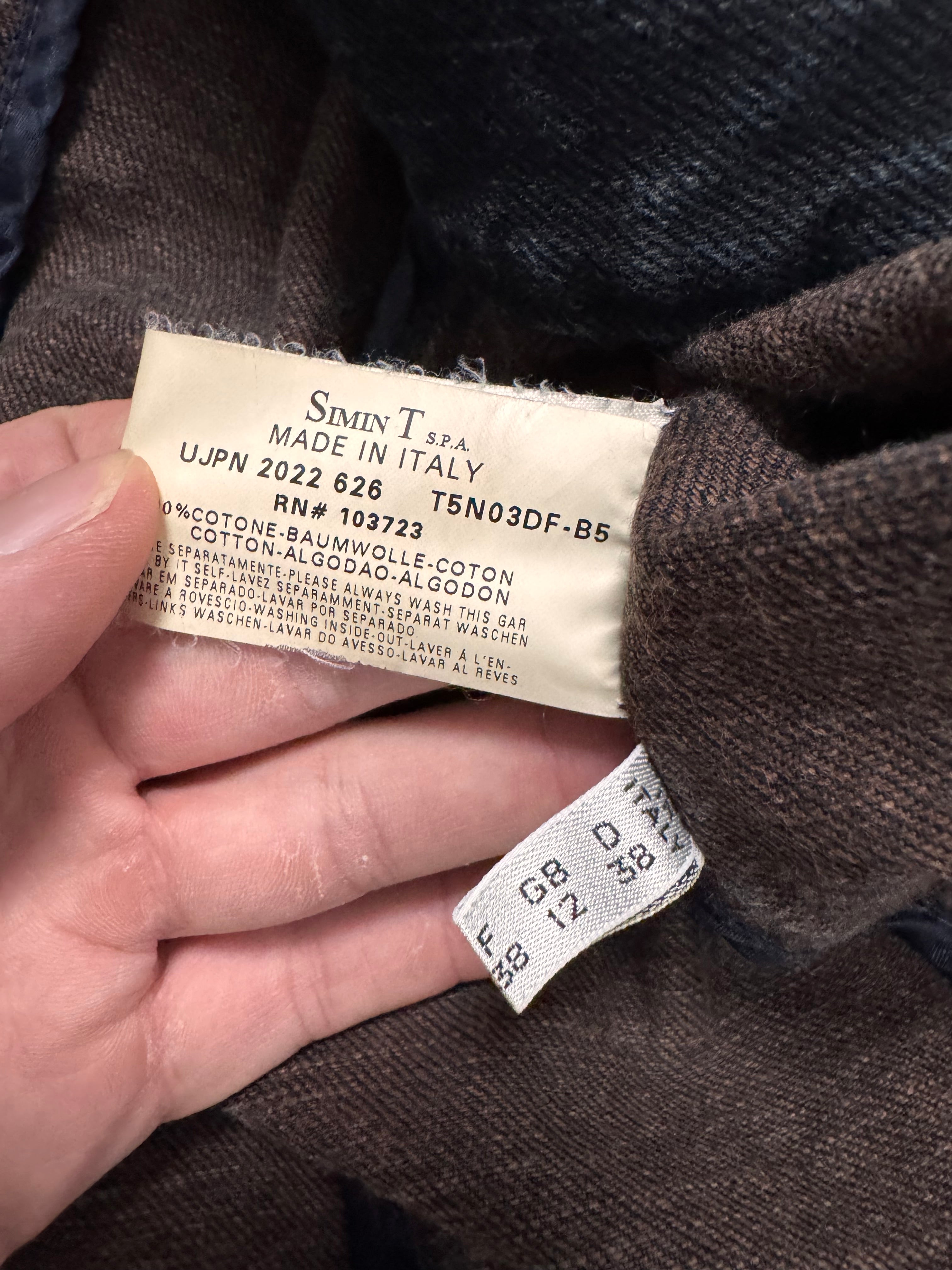 2000s Armani Samurai Faded Denim Jacket