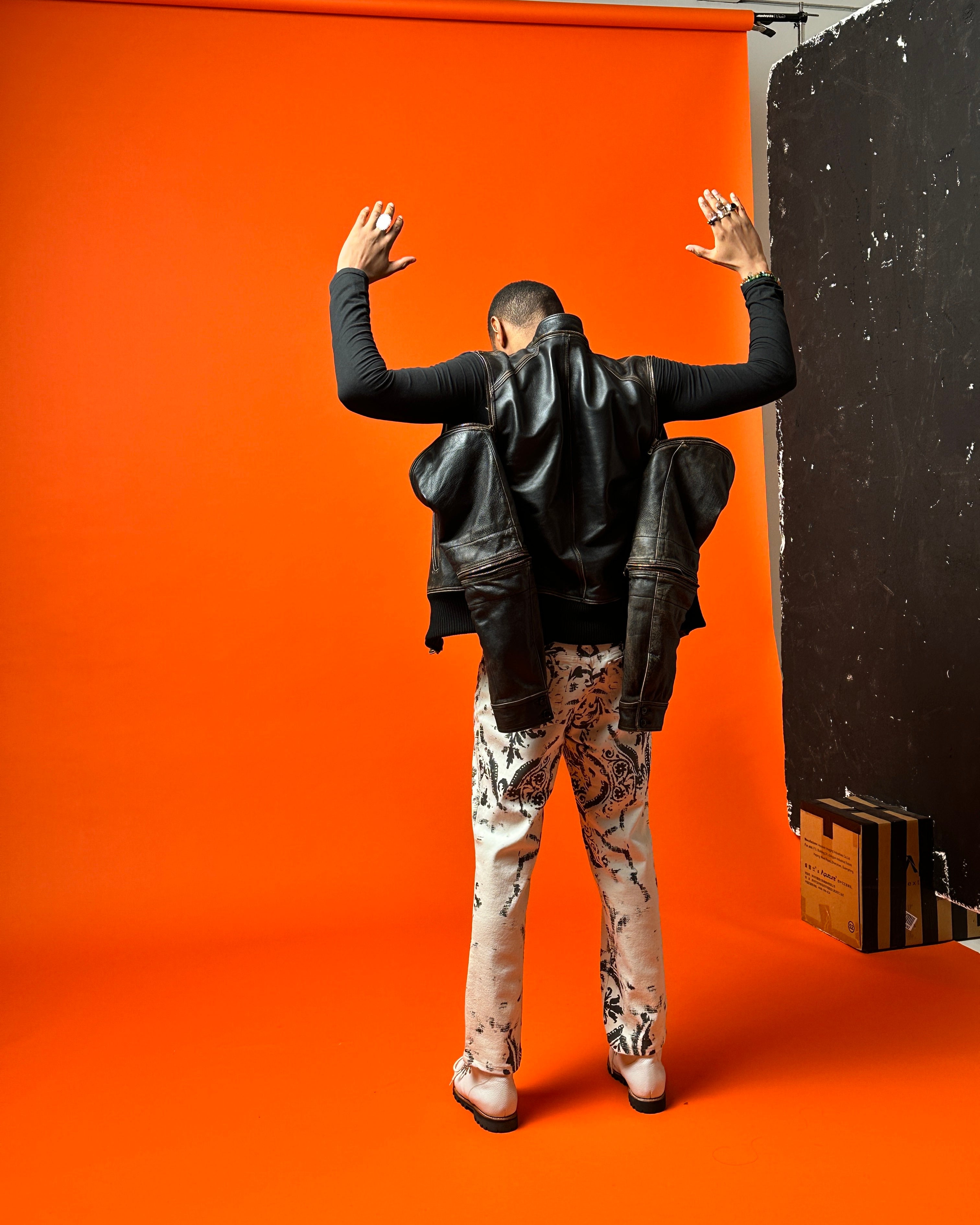 1990s Roberto Cavalli Royal Arabic Mozaic Pants