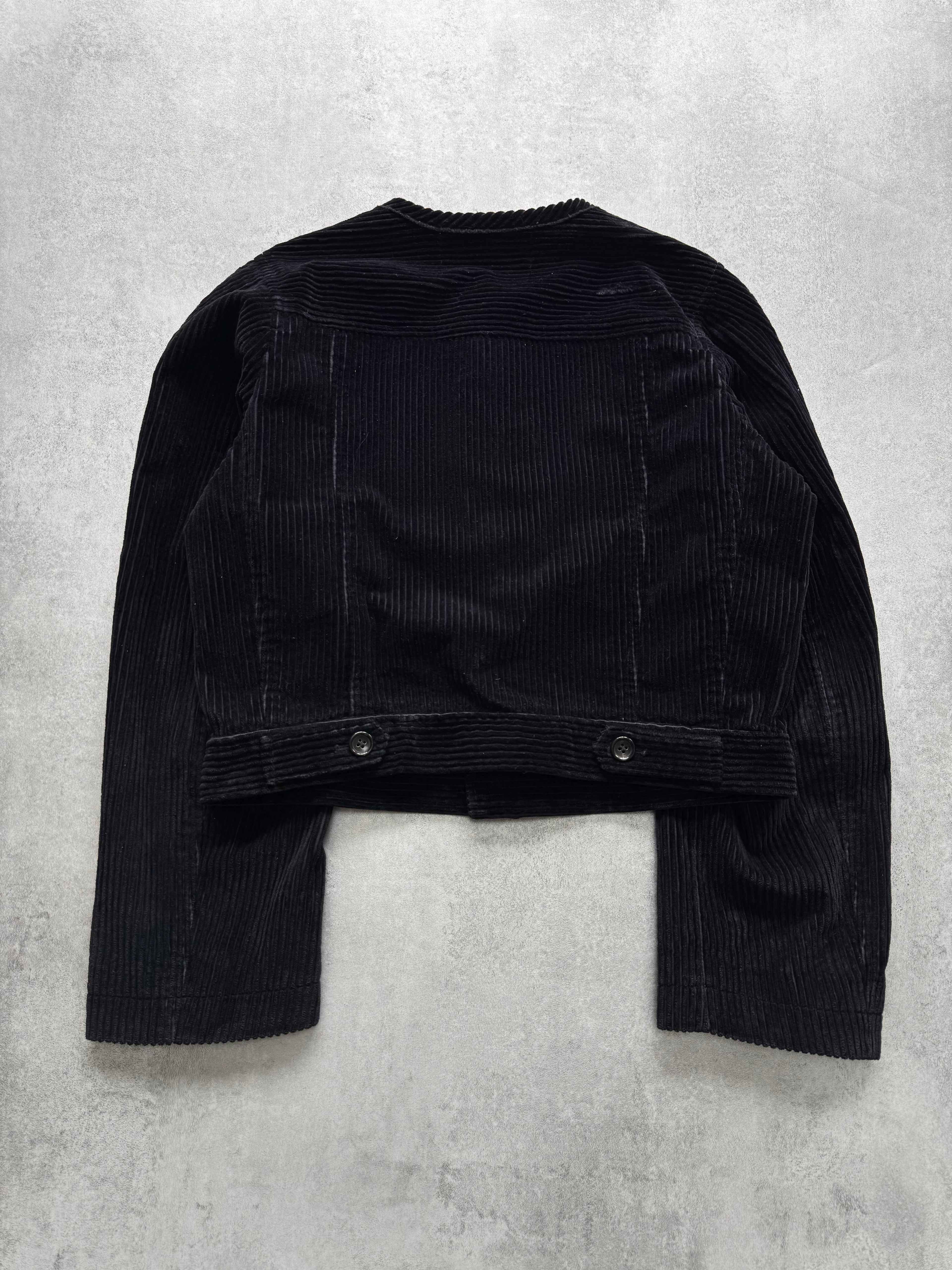 AW1993 Comme Des Garçons Tricot Velvet Cropped Jacket