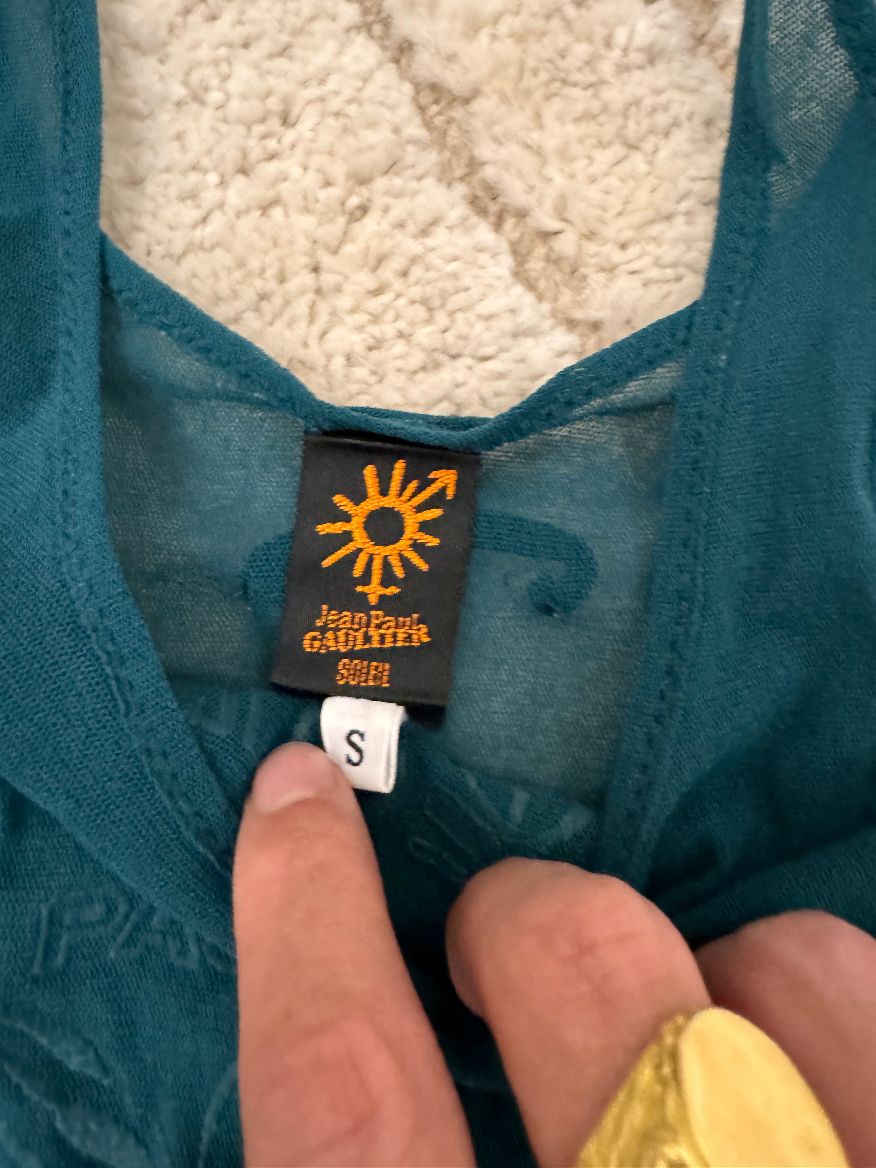 Jean Paul Gaultier Amour Soleil 网状背心 (XS)