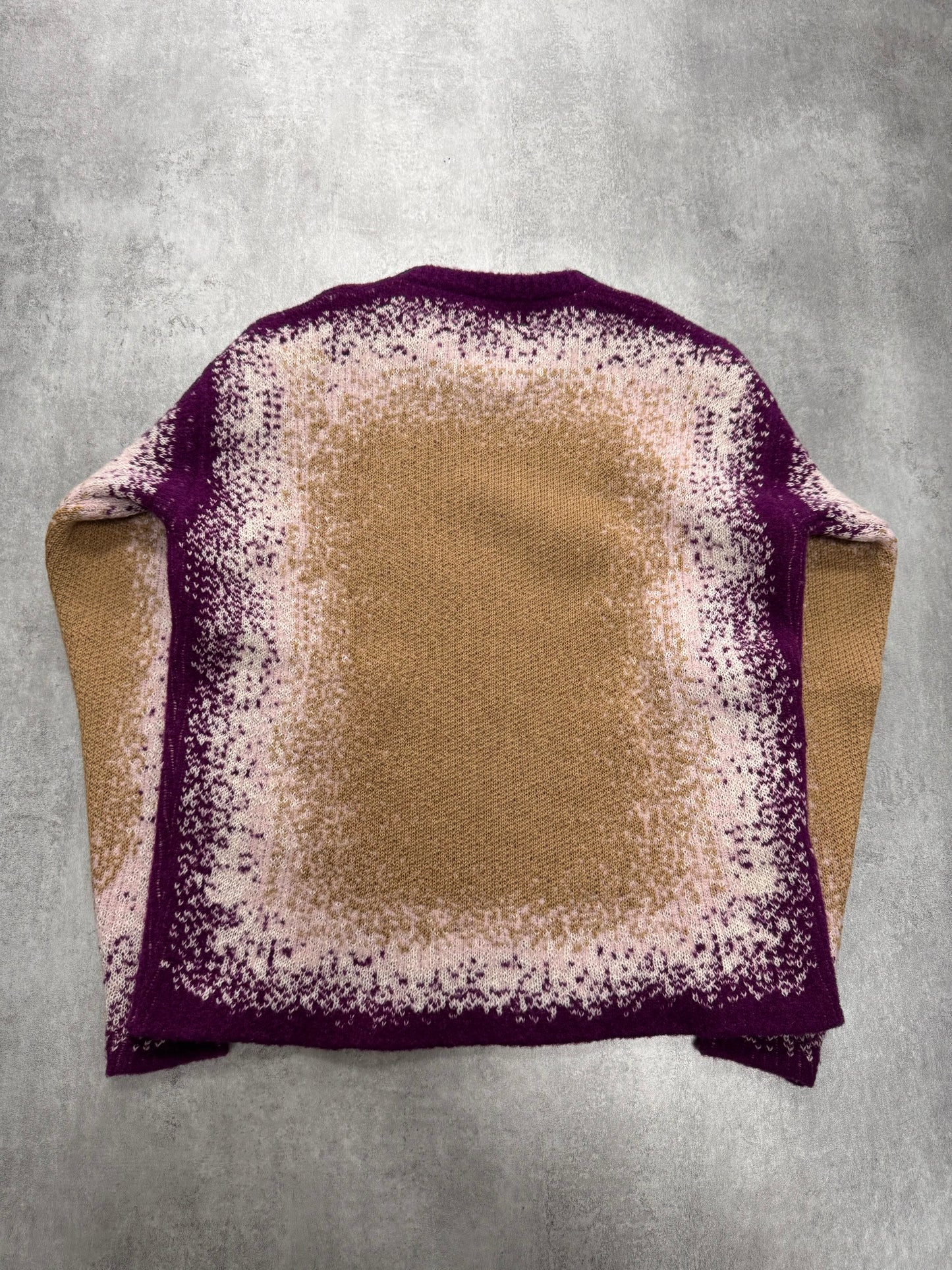 Y/Project Spray-Effect Knitted Gradient Sweater (S)