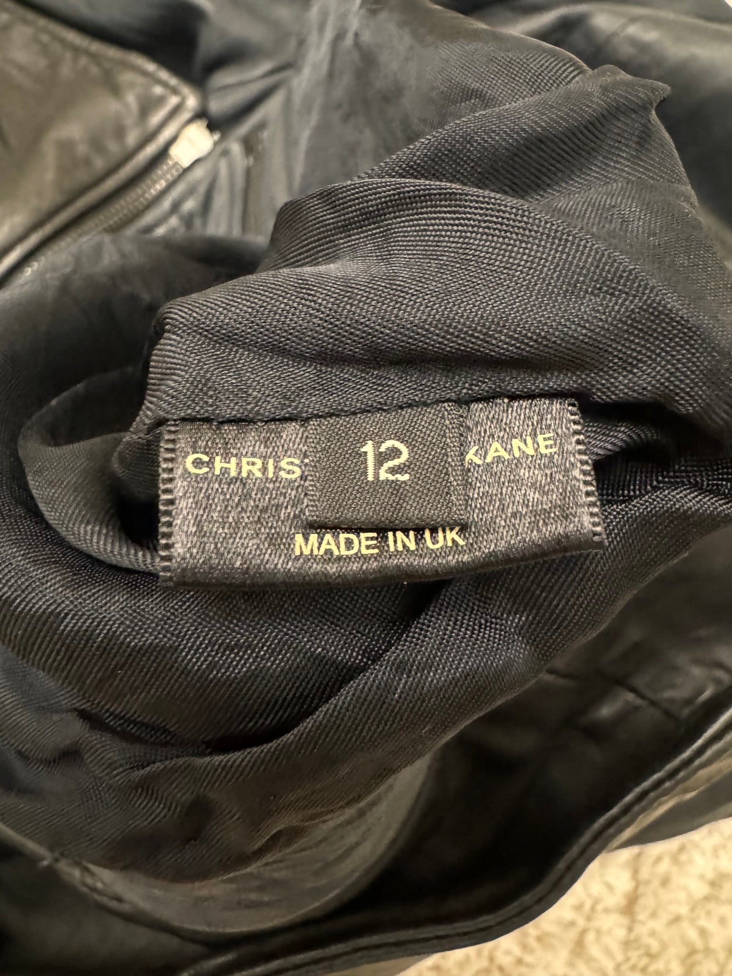 Christopher Kane Moto Multi-Zip Leather Jacket (XS)