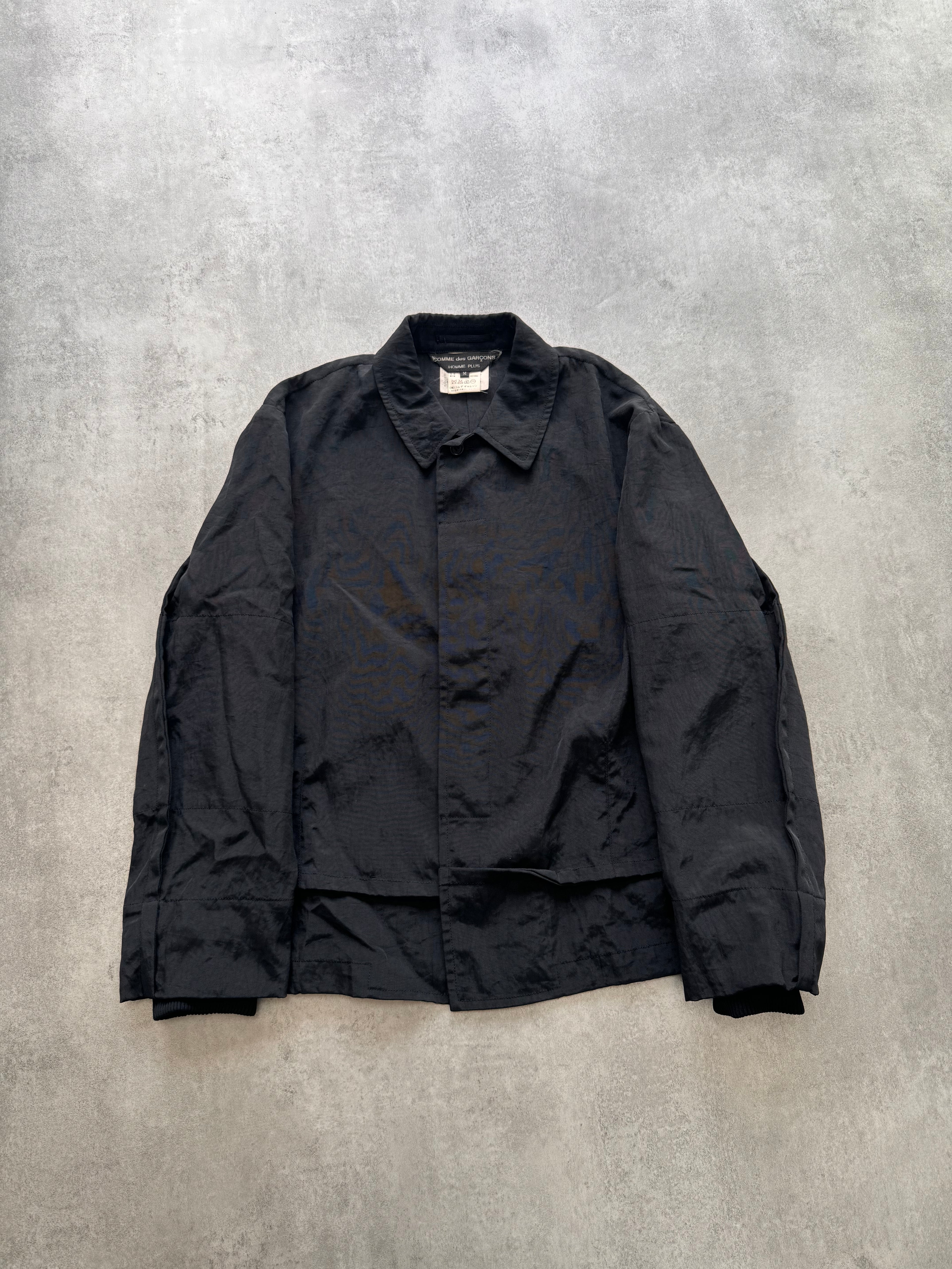 AW1998 Comme Des Garçons Homme Plus Black Nylon Jacket (M)