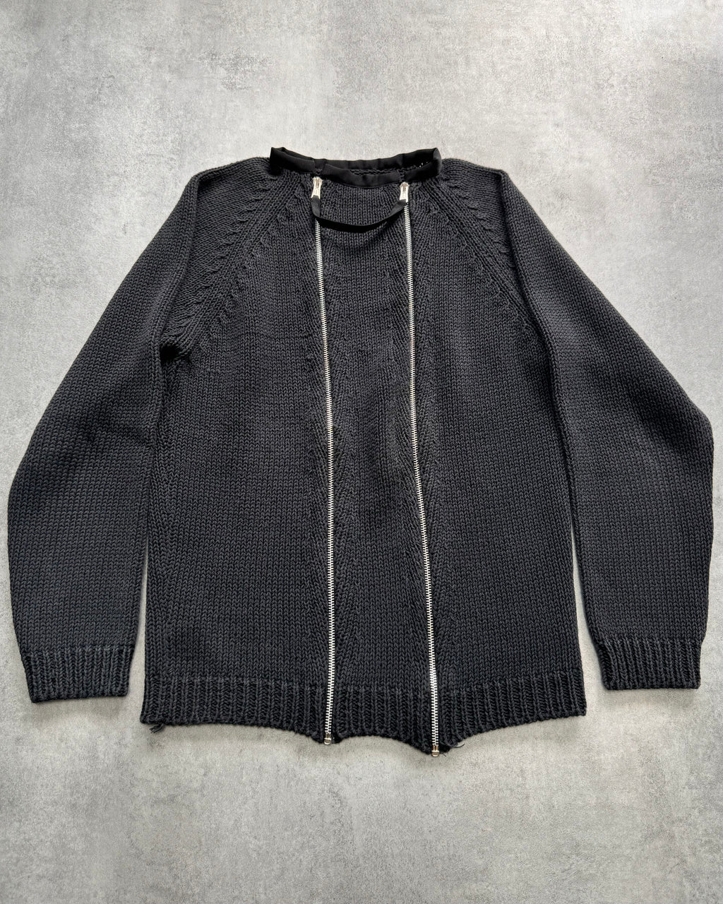 2000s Moschino Double Zip Sweater