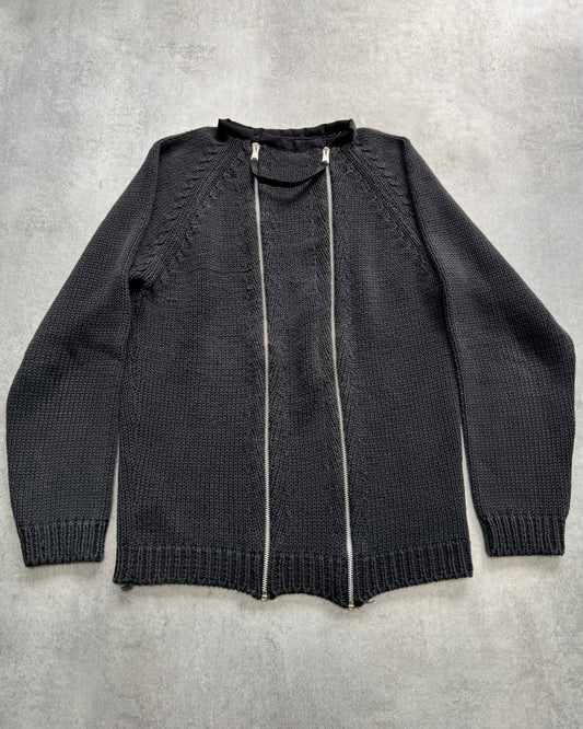 2000s Moschino Double Zip Sweater (S)