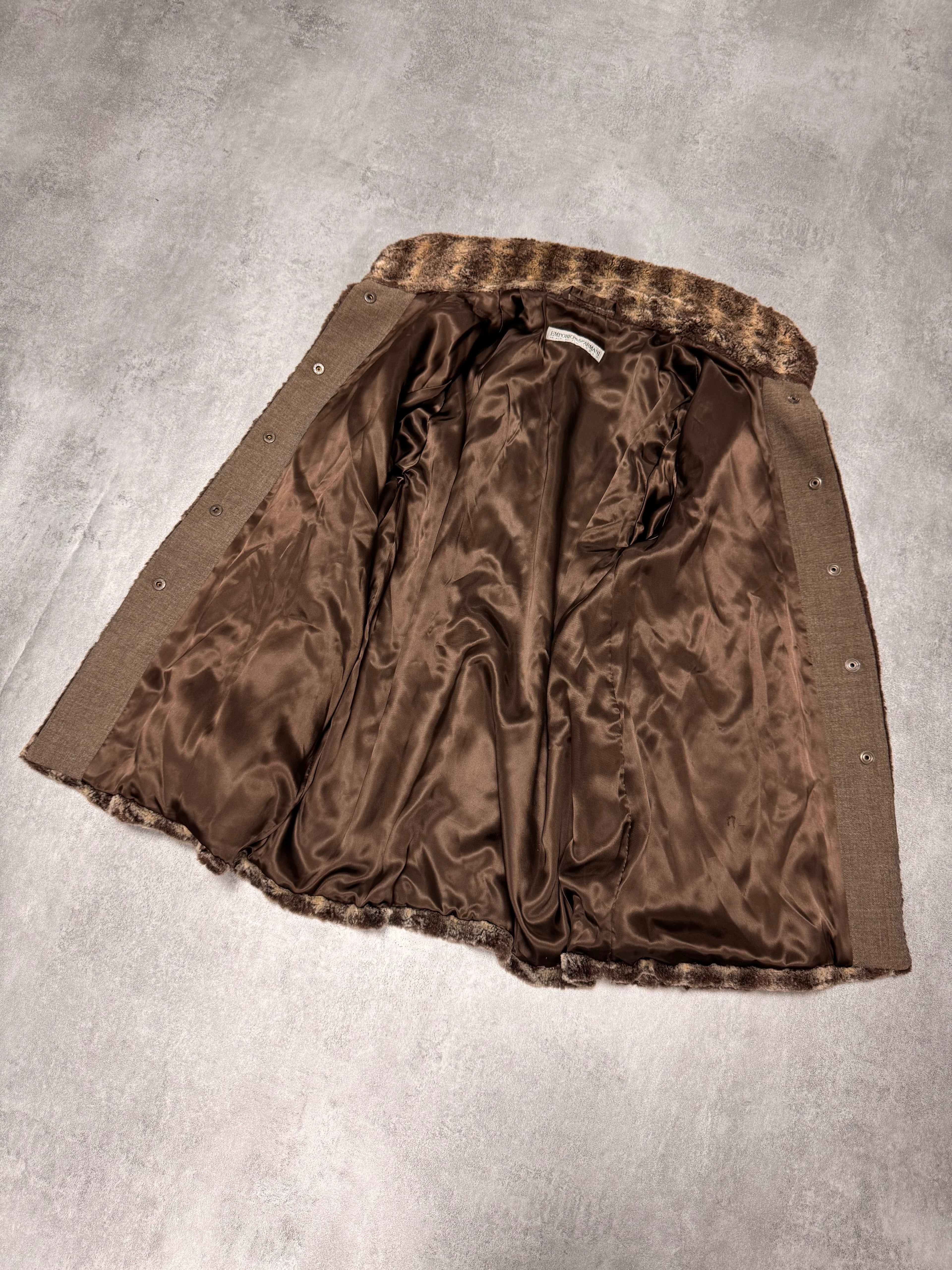 1990s Emporio Armani Furry Jacket