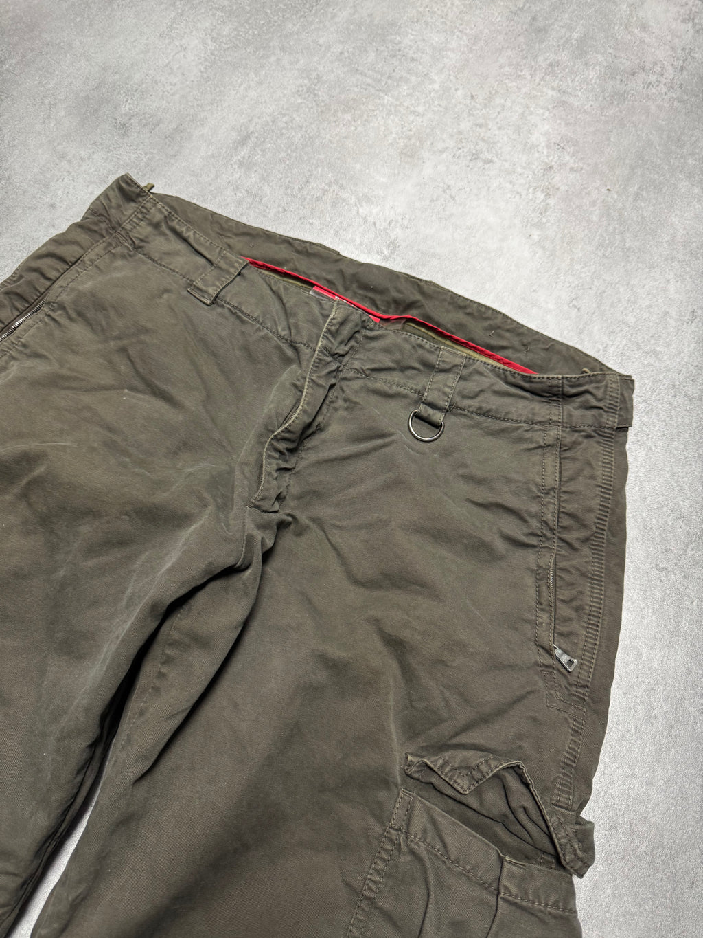AW2006 Prada Cargo Khaki Pants