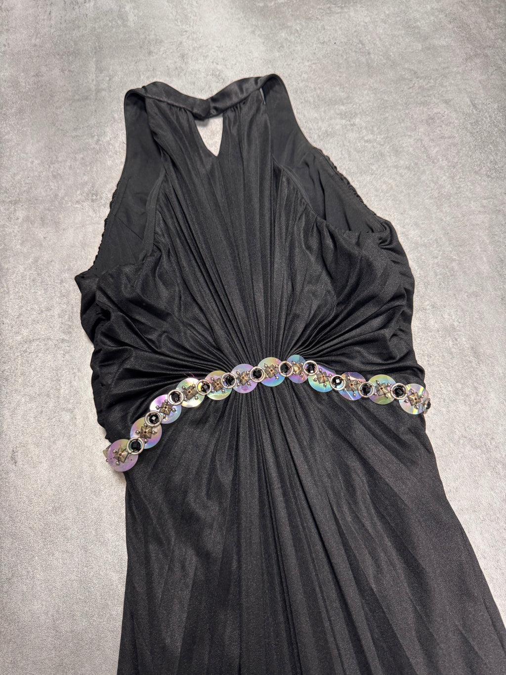 Roberto Cavalli Class Black Long Dress