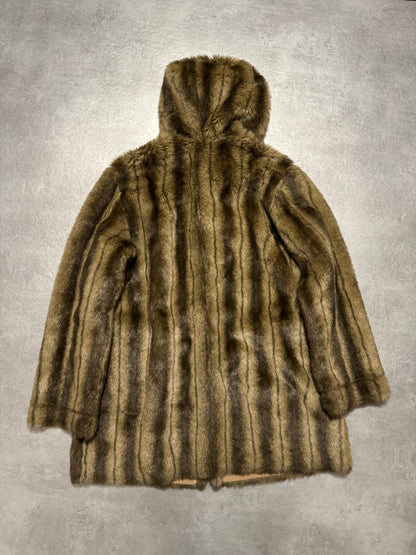 1990s Balmain Faux Fur Reversible Jacket  (S/M) - 3