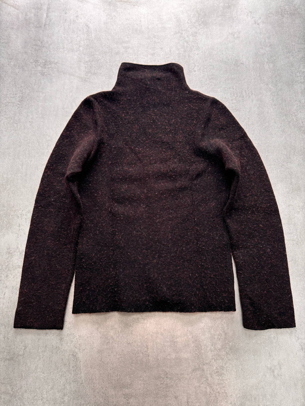 1990s Roberto Cavalli Red Fire High Neck Sweater (S/M)