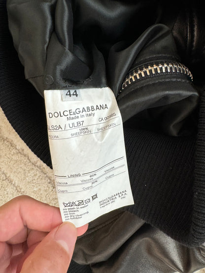 AW03 Dolce & Gabbana Utility Detachable Leather Jacket (XS)