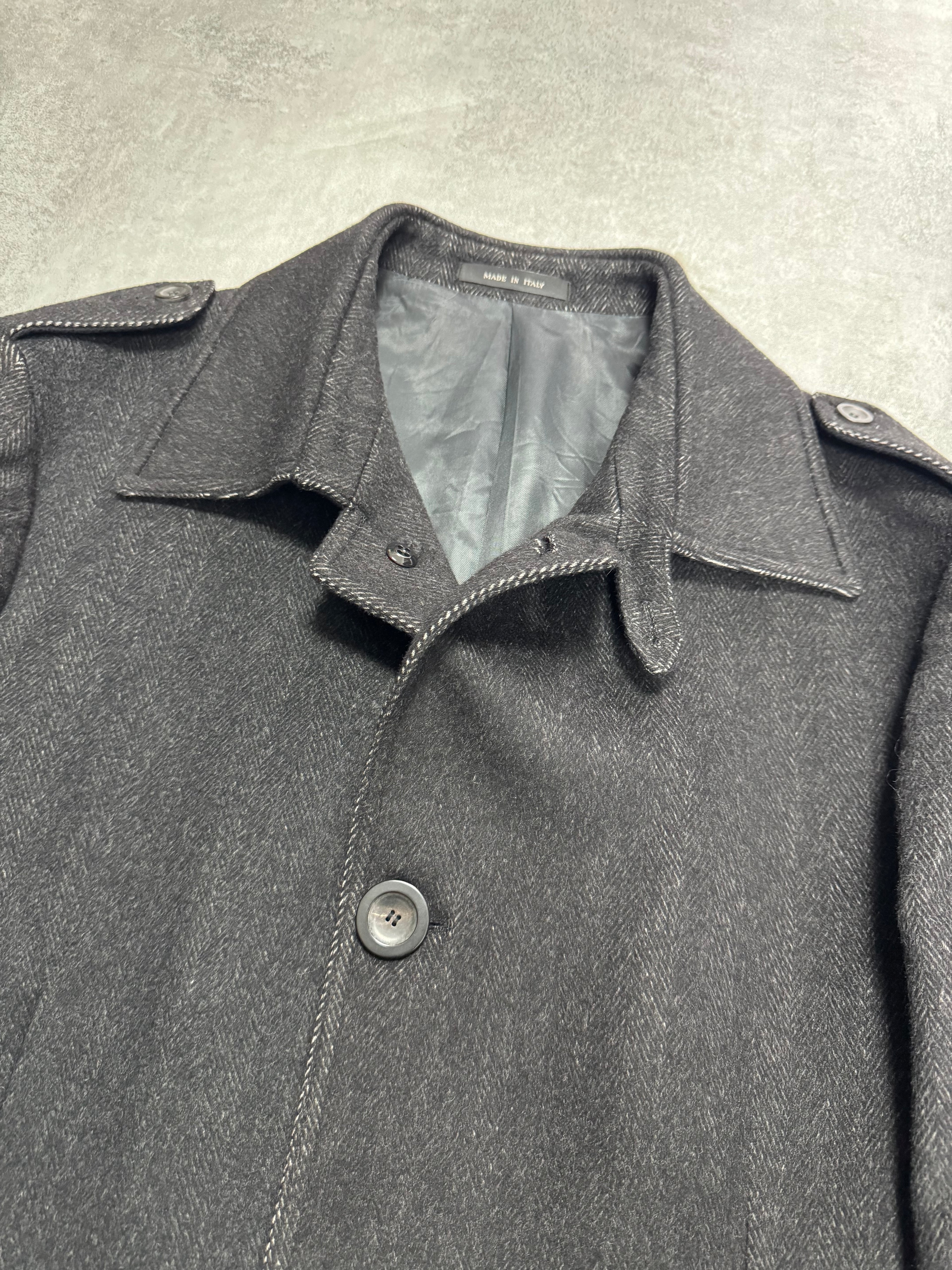 AW2008 Emporio Armani Eteropolitan Wool Trench Coat