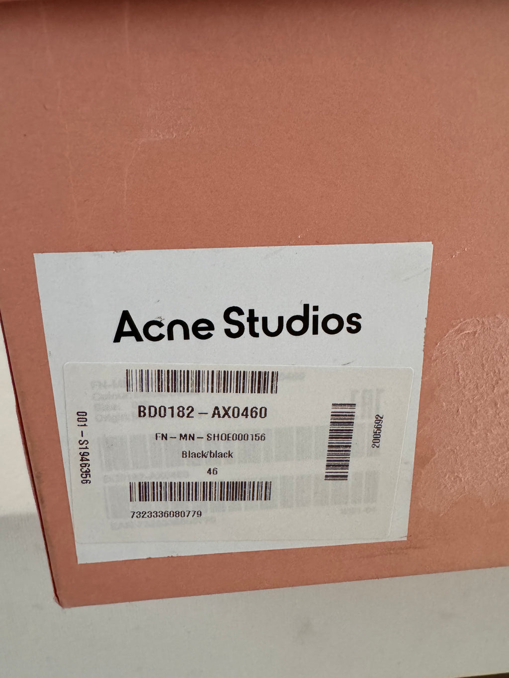 Acne Studios Trooper Black Ankle Boots