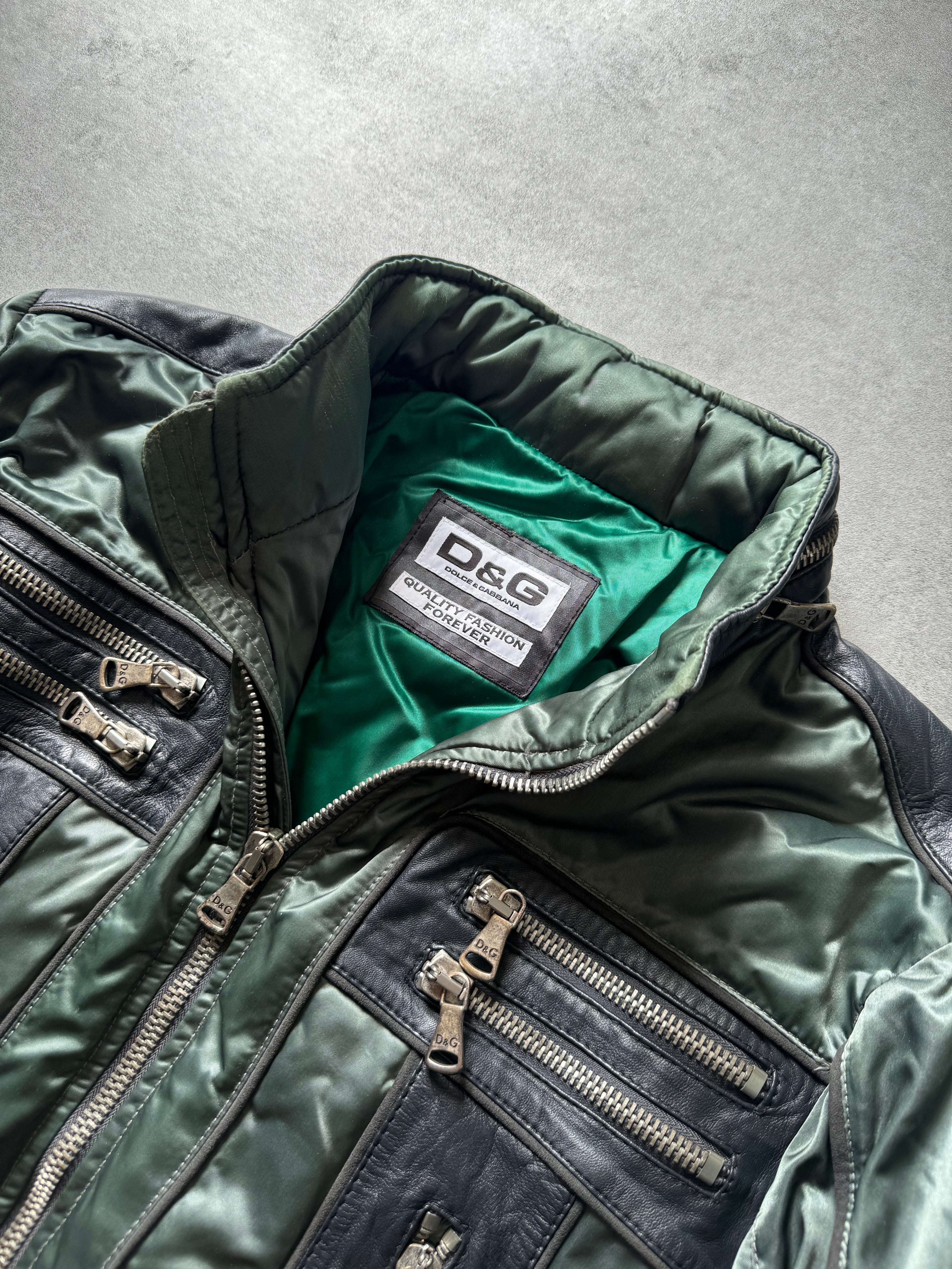 AW2007 Dolce & Gabbana Multi Zips Utility Jacket (L) - 7