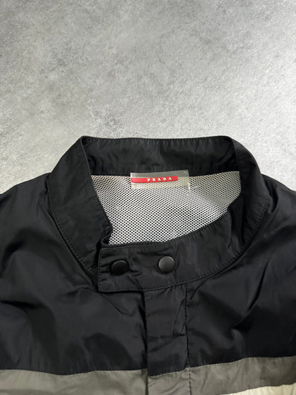 AW2007 Prada Nylon Light Black Windbreaker (L) - 10