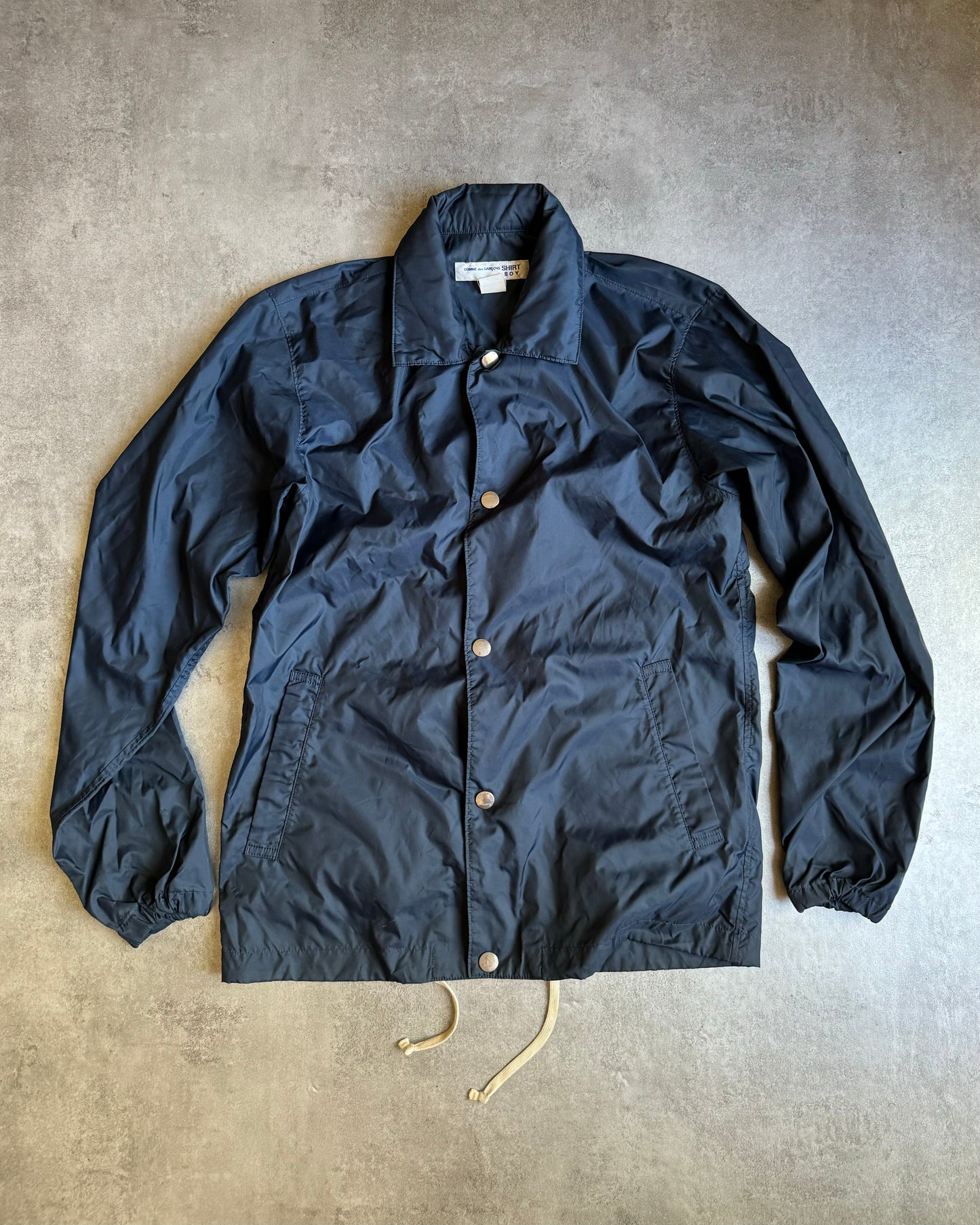 Comme des Garçons Shirt BOY Navy Coach Jacket (M) - 6