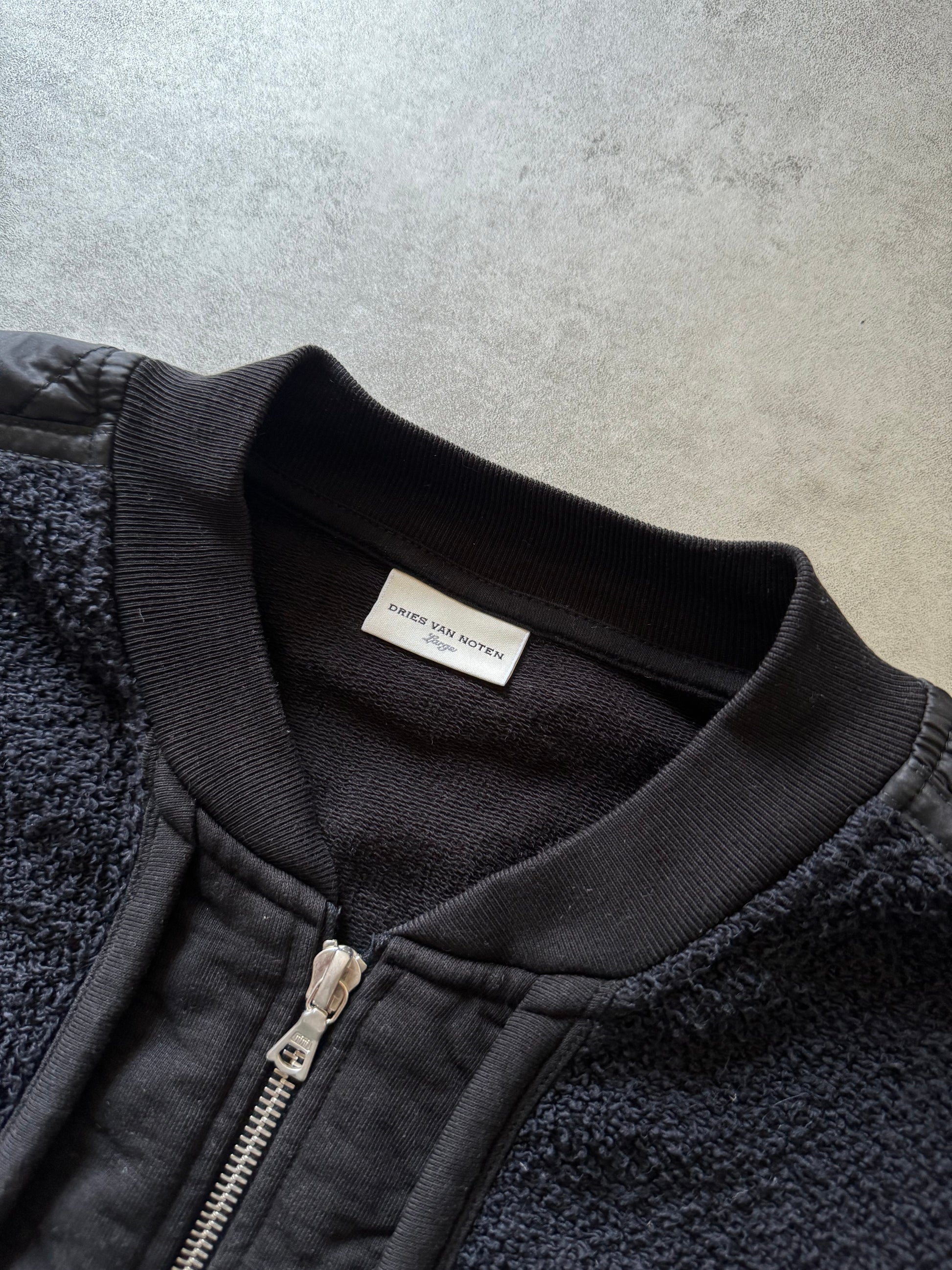 Dries Van Noten Hybrid Fleece Zip Jacket (L) - 7