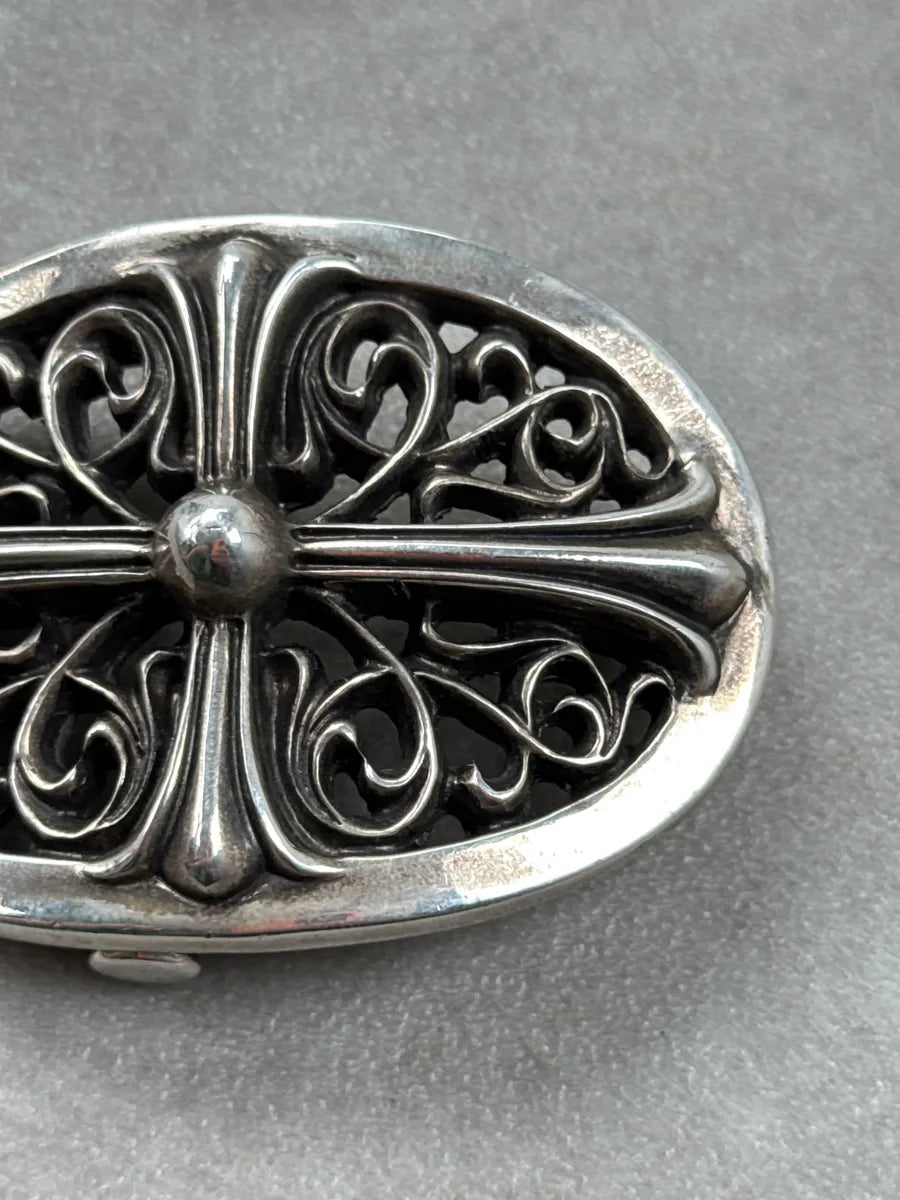 2000s Chrome Hearts Cross Filigree Silver Buckle FWTLCZXU 8