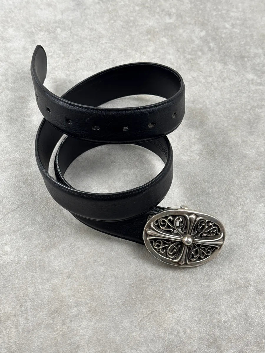 2000s Chrome Hearts Cross Filigree Silver Buckle FWTLCZXU 2