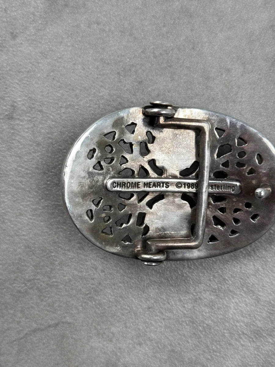2000s Chrome Hearts Cross Filigree Silver Buckle FWTLCZXU 9