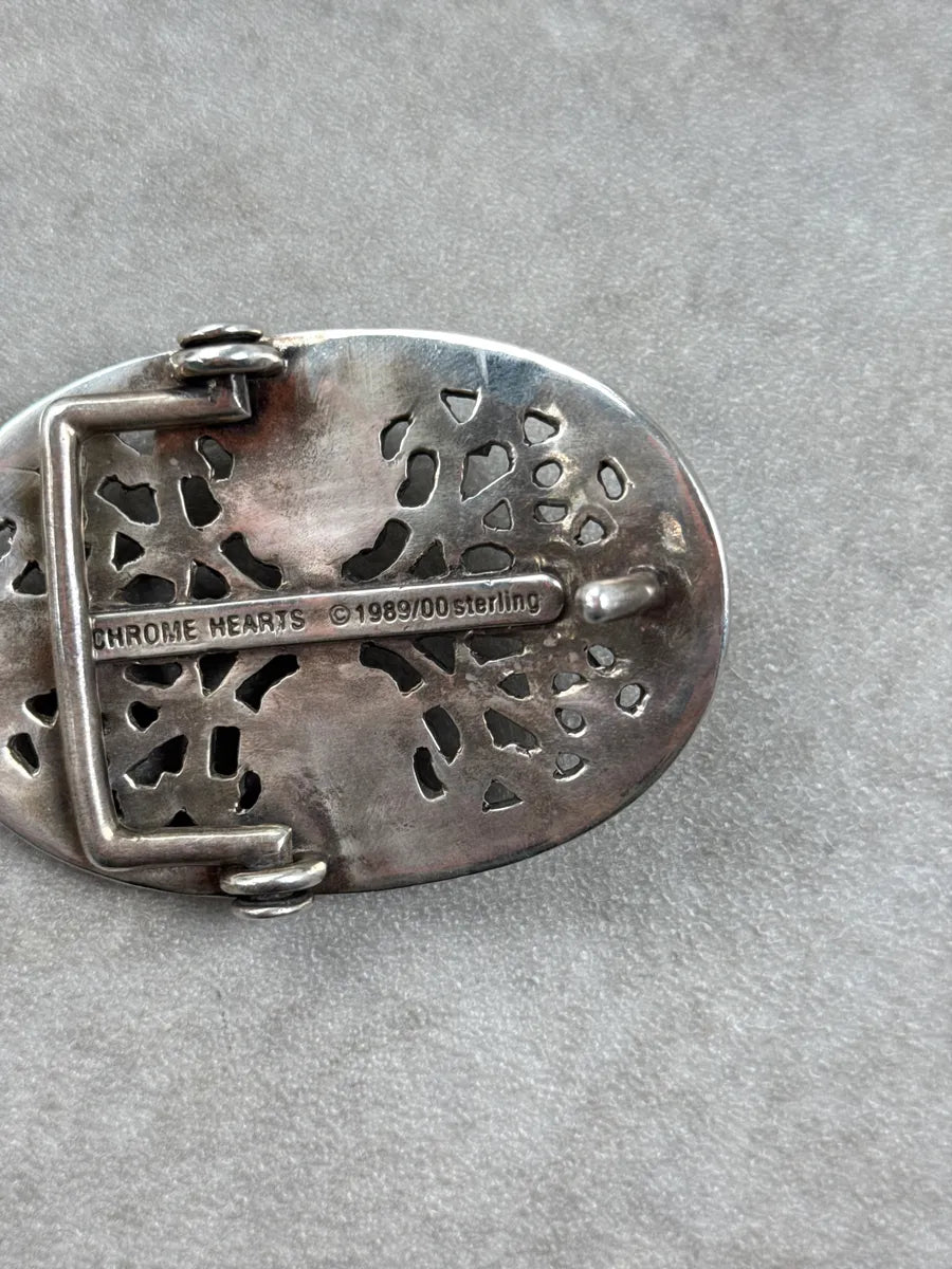 2000s Chrome Hearts Cross Filigree Silver Buckle FWTLCZXU 10