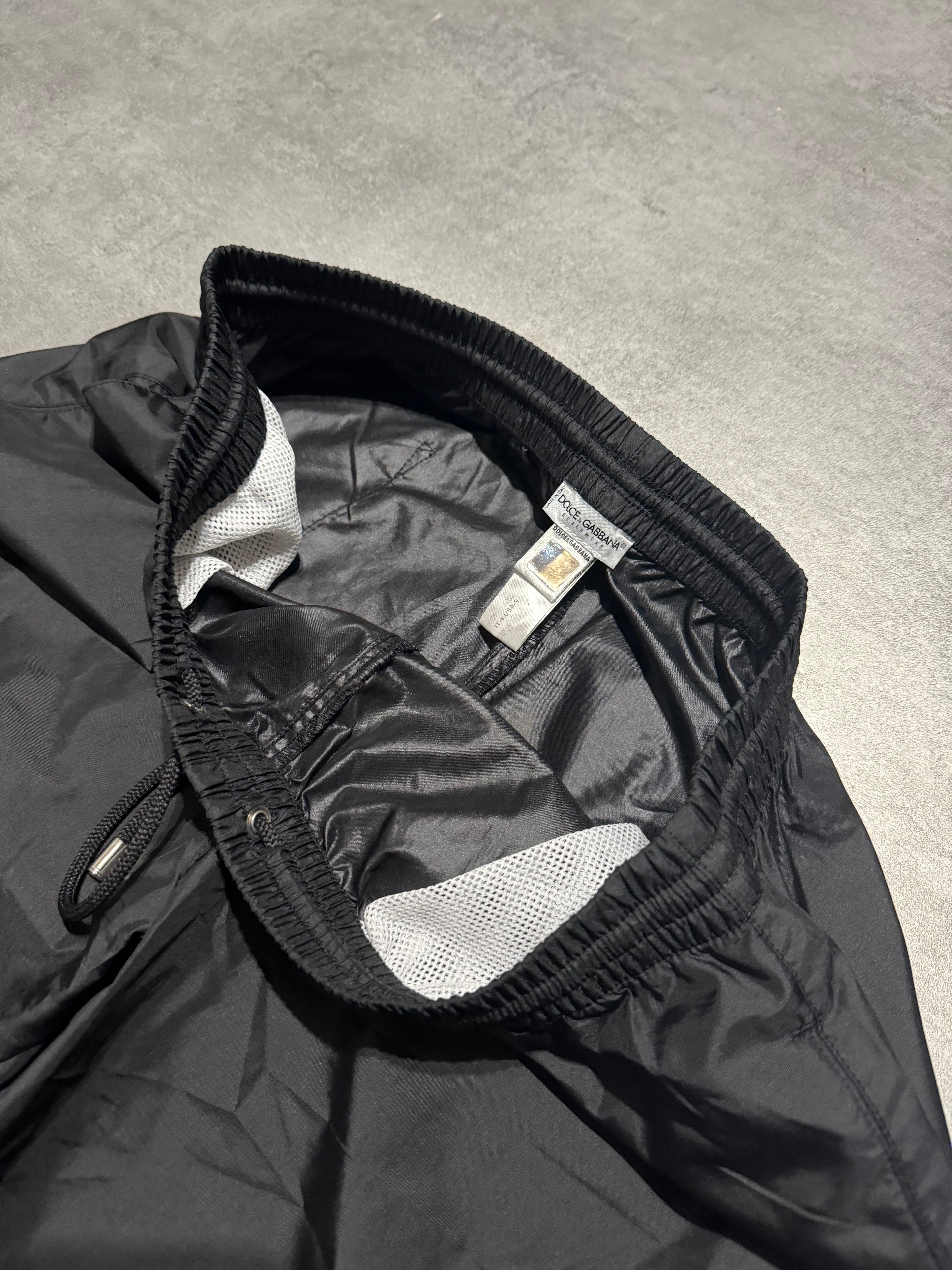 2000s Dolce & Gabbana Black Cozy Straight Jogging Pants (M) - 5