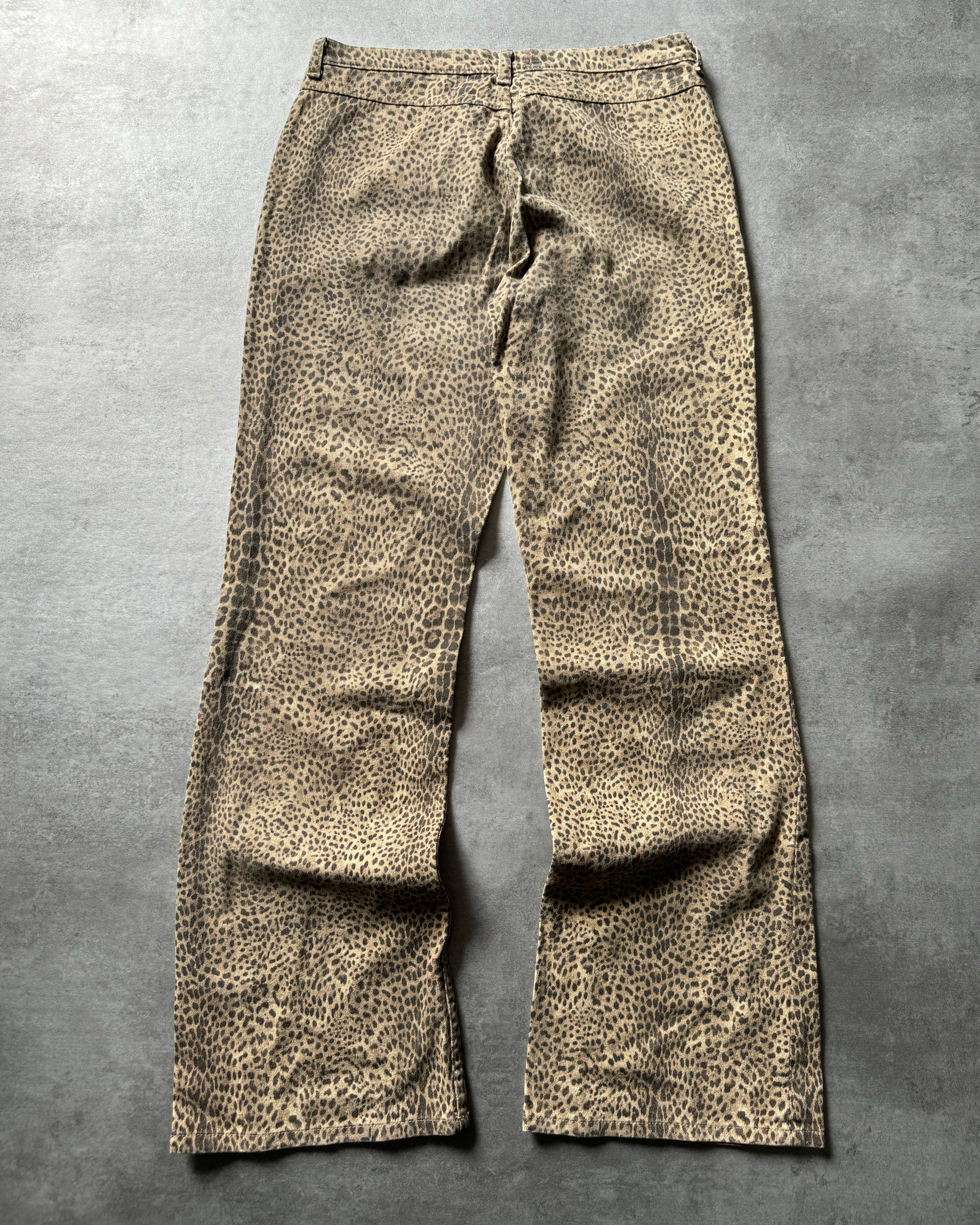 FW2001 Roberto Cavalli Angels Jaguar Smooth Pants (S) - 5