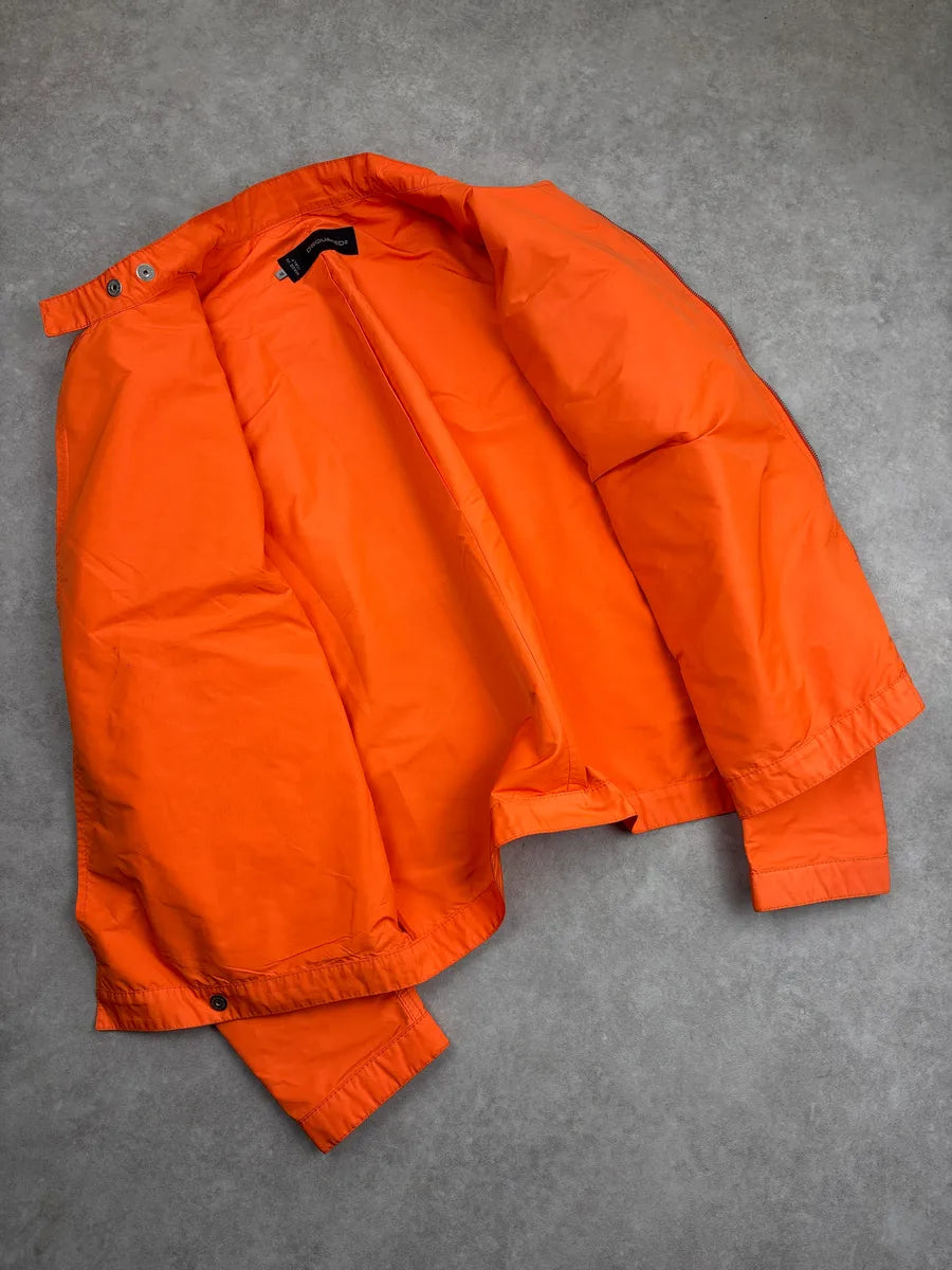 SS2014 Dsquared2 Orange Asymmetric Light Nylon Jacket FfhxMuNy 6