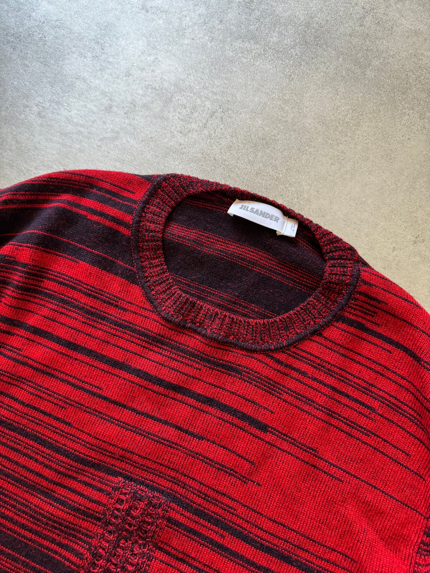 2010s Jil Sander Striped Devil Sweater  (L) - 7