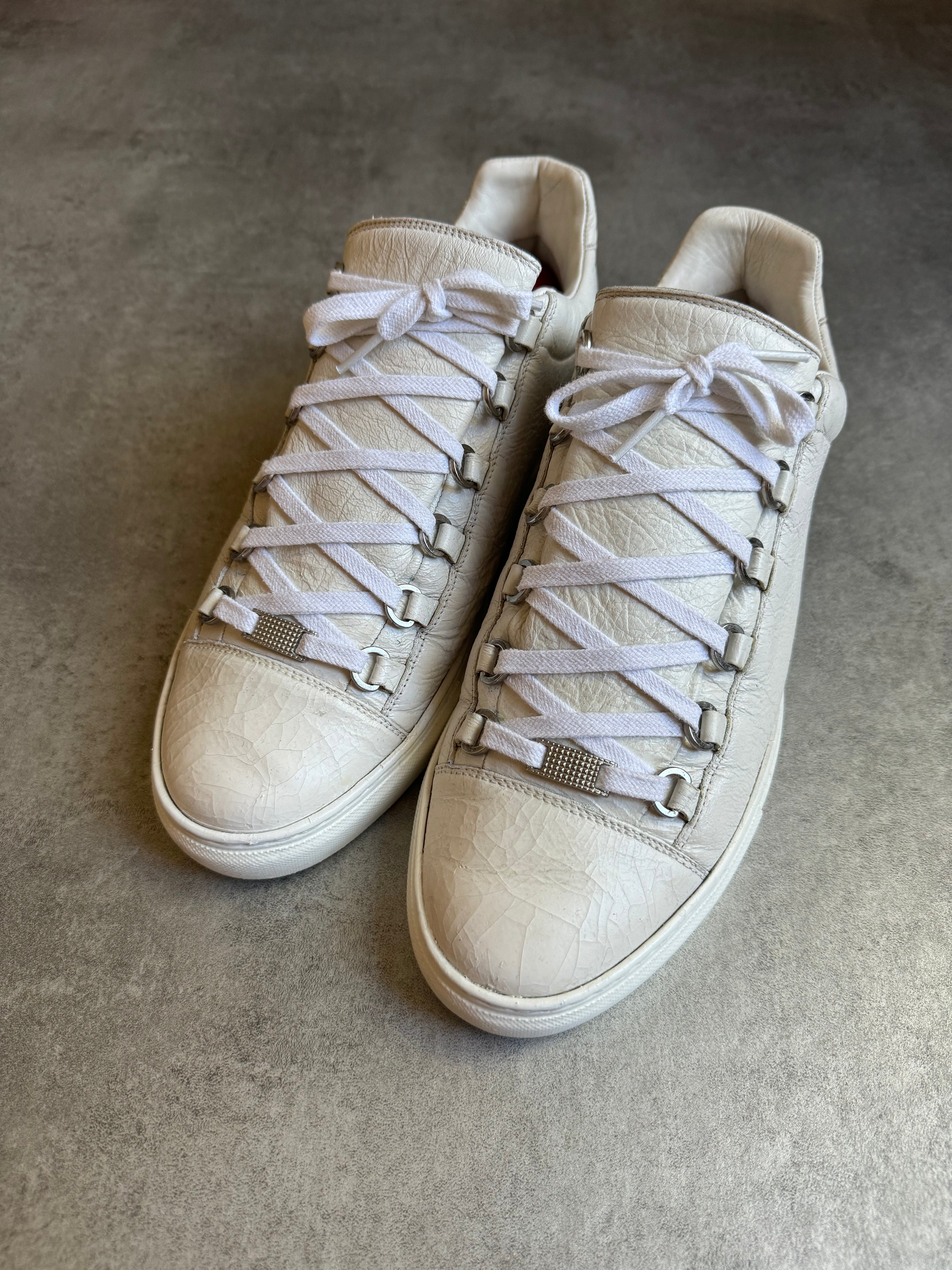 Balenciaga Arena Low White Leather (43) - 6