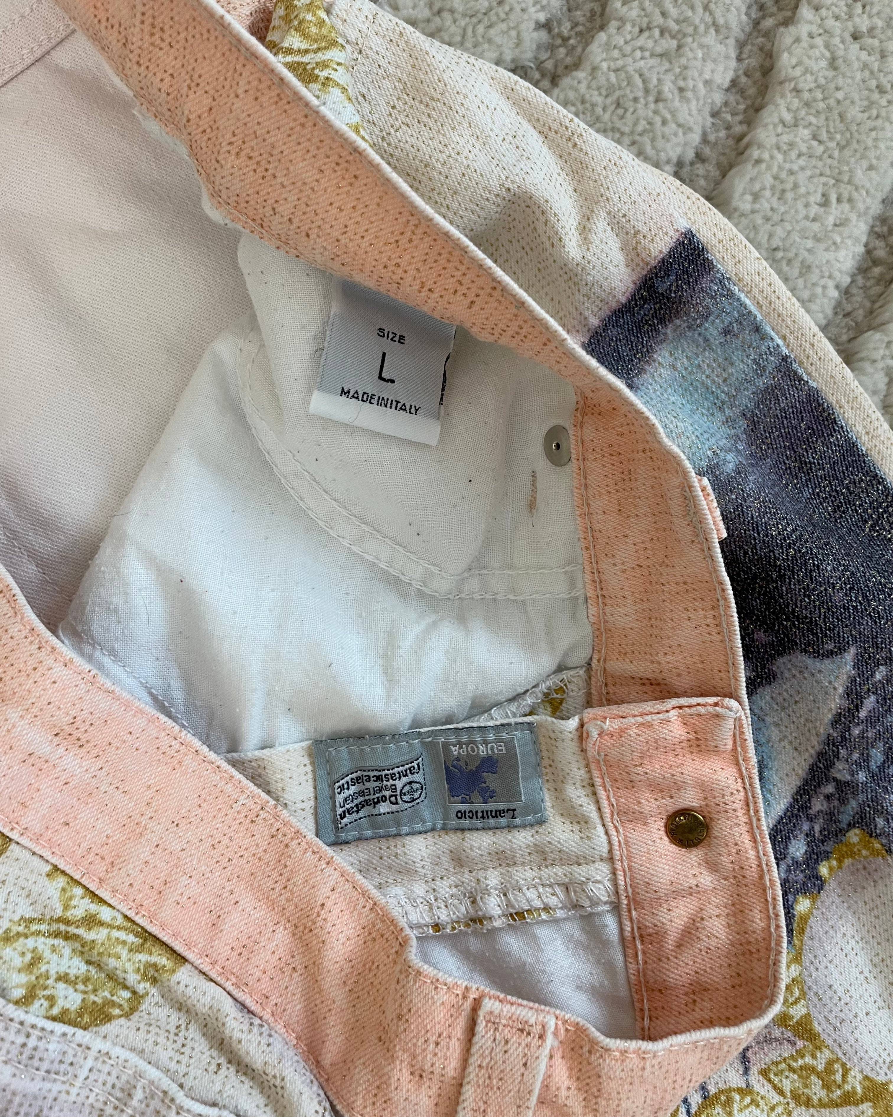 SS01 Roberto Cavalli Desi Princess Denim Pants