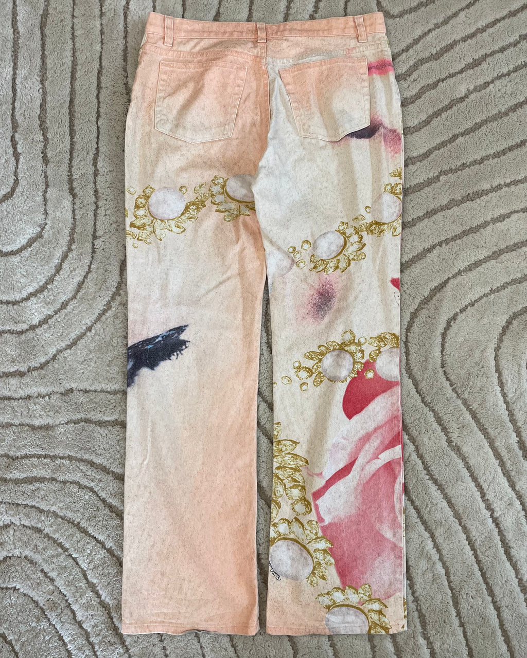 SS01 Roberto Cavalli Desi Princess Denim Pants