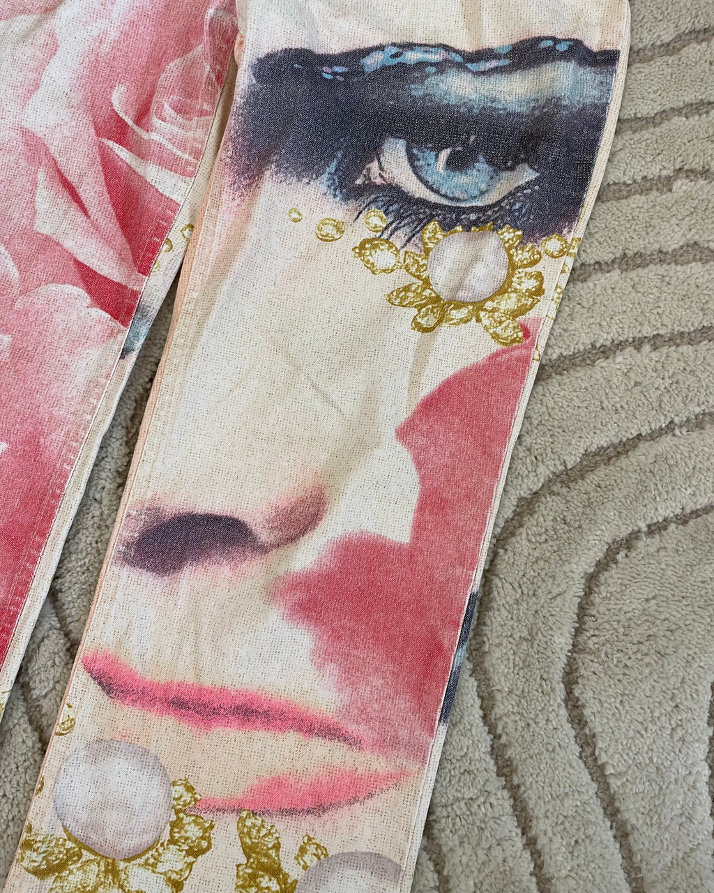 SS01 Roberto Cavalli Desi Princess Denim Pants