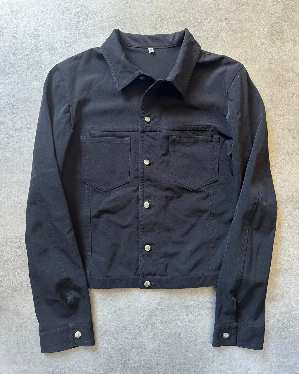 2000s Marithé + François Girbaud Black Light Trucker Jacket (XS) - 2