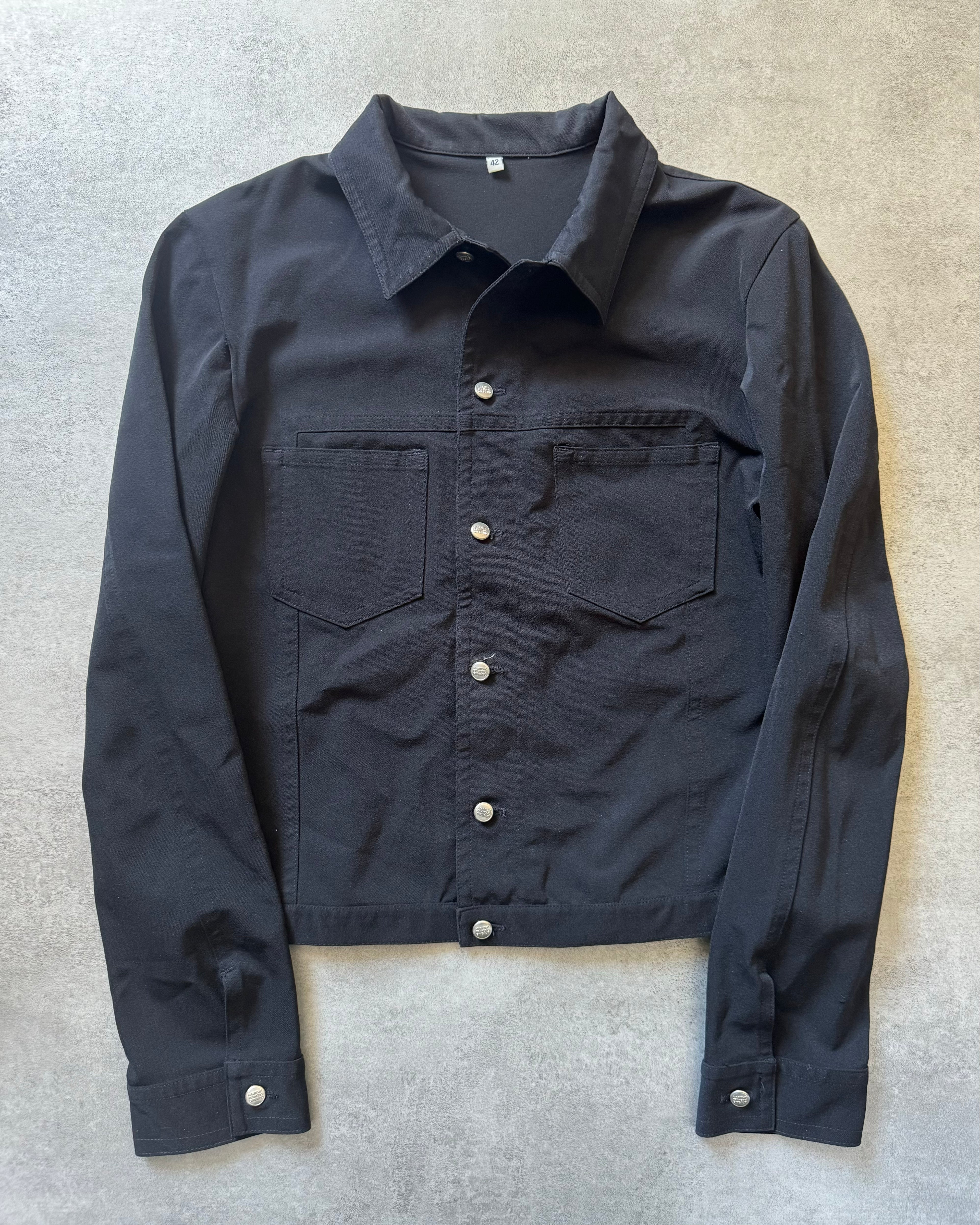 2000s Marithé + François Girbaud Black Light Trucker Jacket (XS) - 2