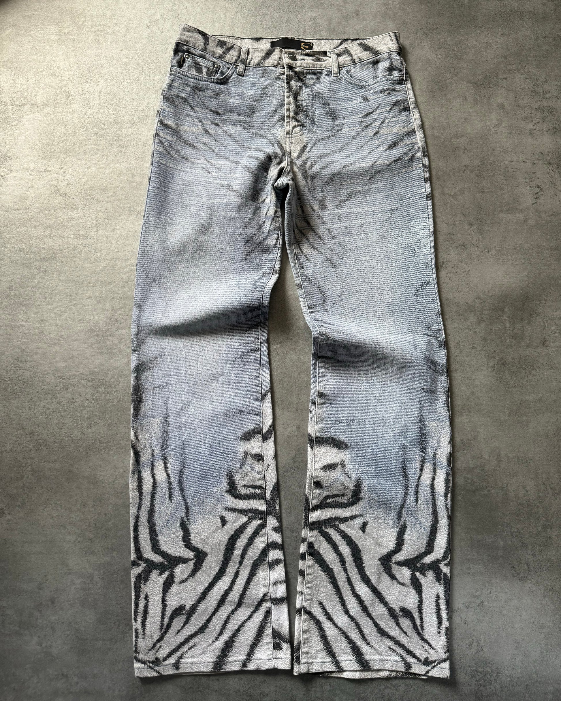 SS2002 Cavalli Safari Chic Zebra Pants (S) - 1