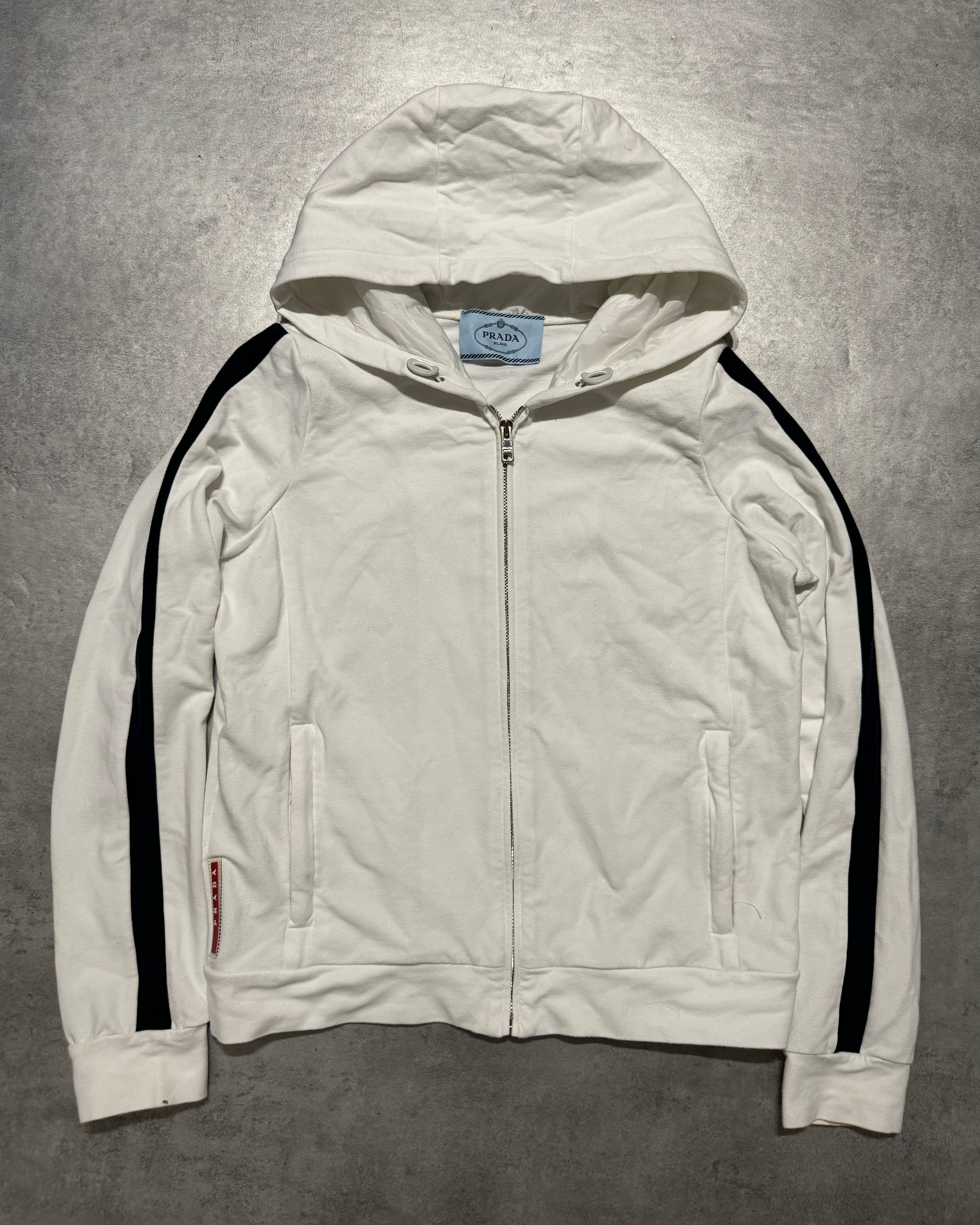 SS2017 Prada White & Navy Minimalist Sweatshirt (XS/S) - 3