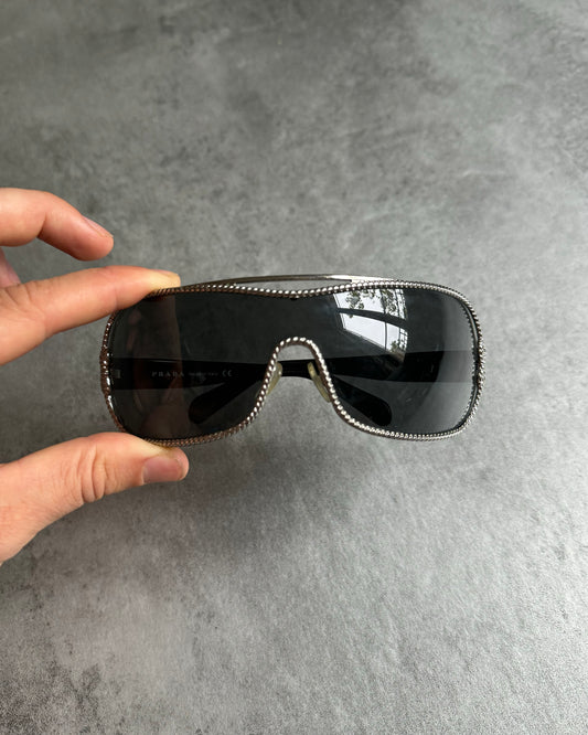 2000s Prada Archive Italian Metallic Sunglasses (OS) - 1