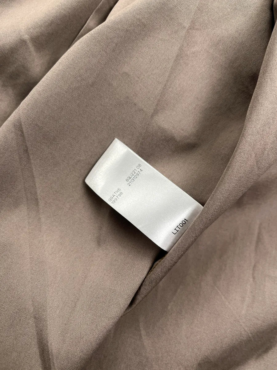 2000s Gucci Crest Embroidered Taupe Shirt GBLLXpnl 13