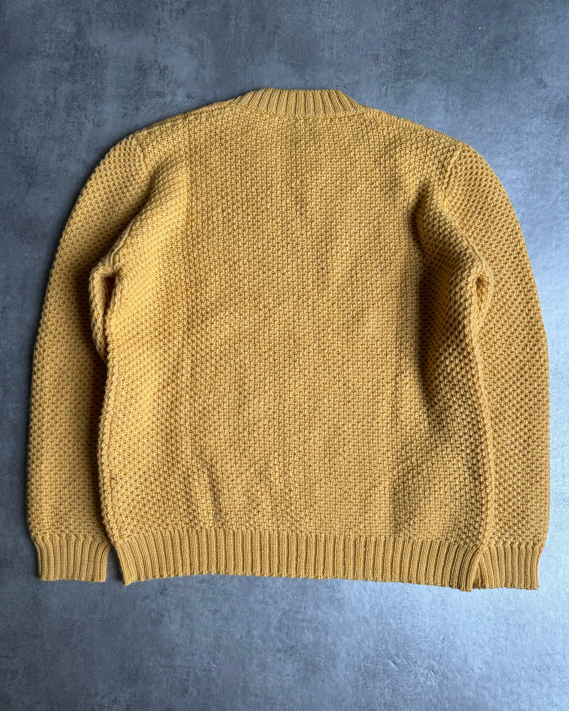 AW2017 Prada Yellow Wool Crewneck Sweater (L) - 6