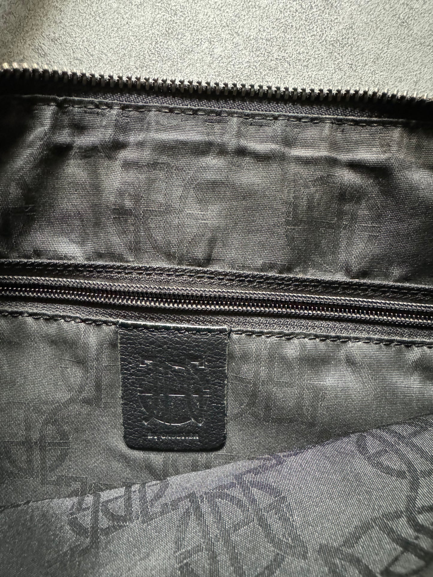 2000s Jean Paul Gaultier Black Precise Leather Shoulder Bag (OS) - 7