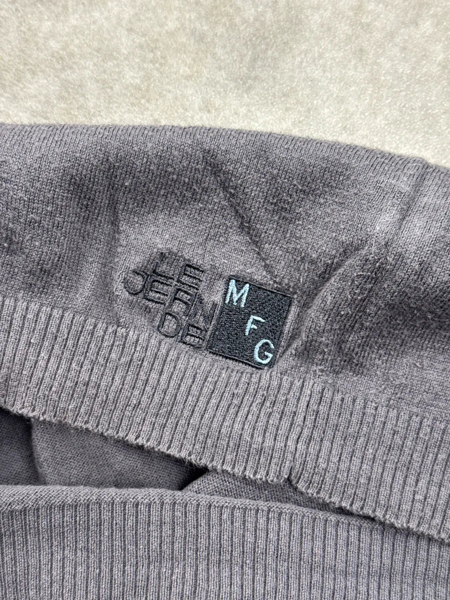 2000s Marithé + François Girbaud Grey Geometric Back Graphic Polo Sweater GZkgeIdI 8