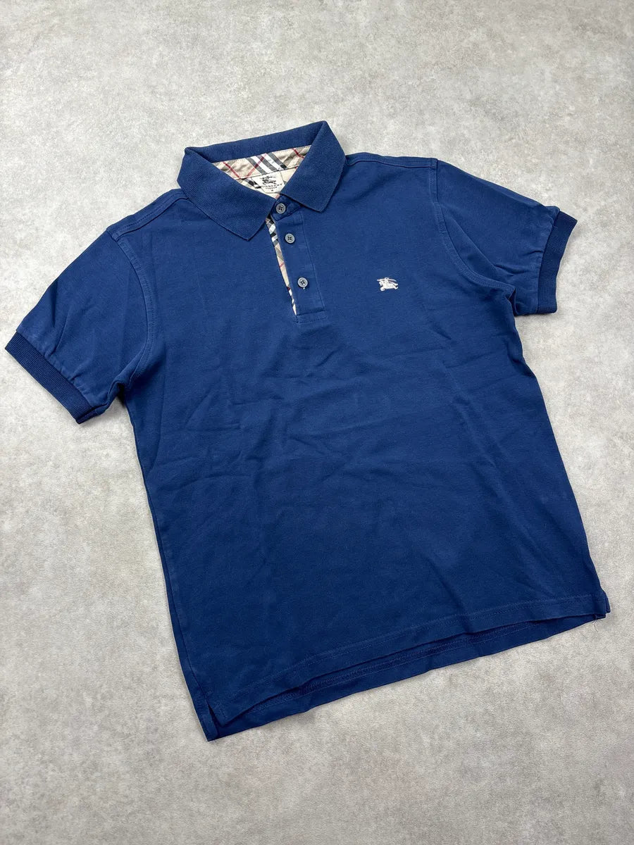 2000s Burberry Blue Classy Polo GkxInJzY 3