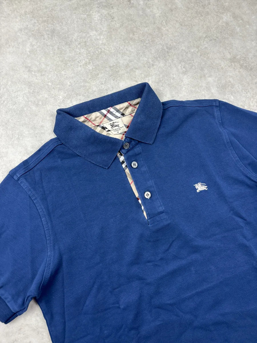 2000s Burberry Blue Classy Polo GkxInJzY 4
