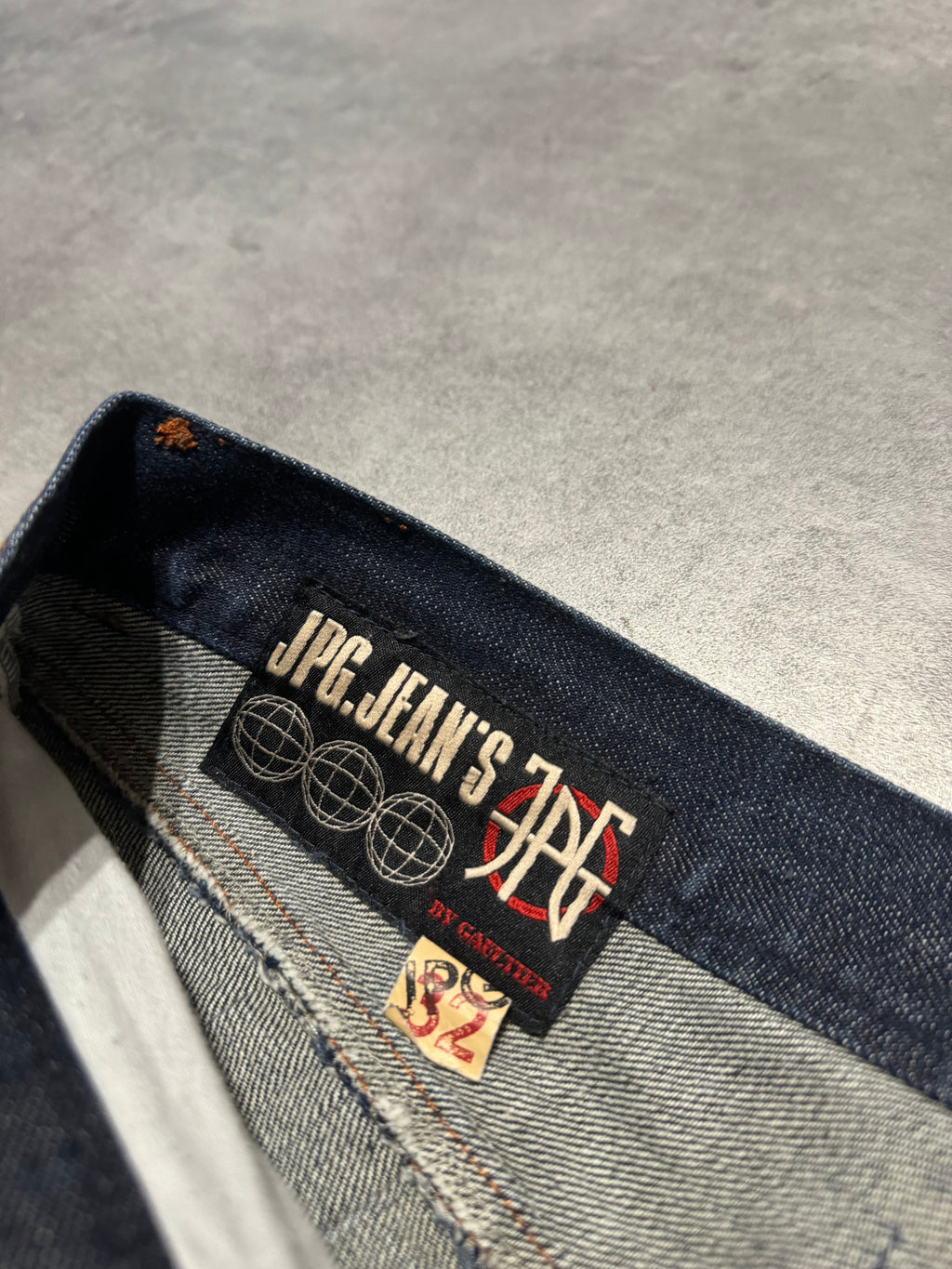 1990s Jean Paul Gaultier Brut Denim Extensible Denim Jeans (M/L) - 9