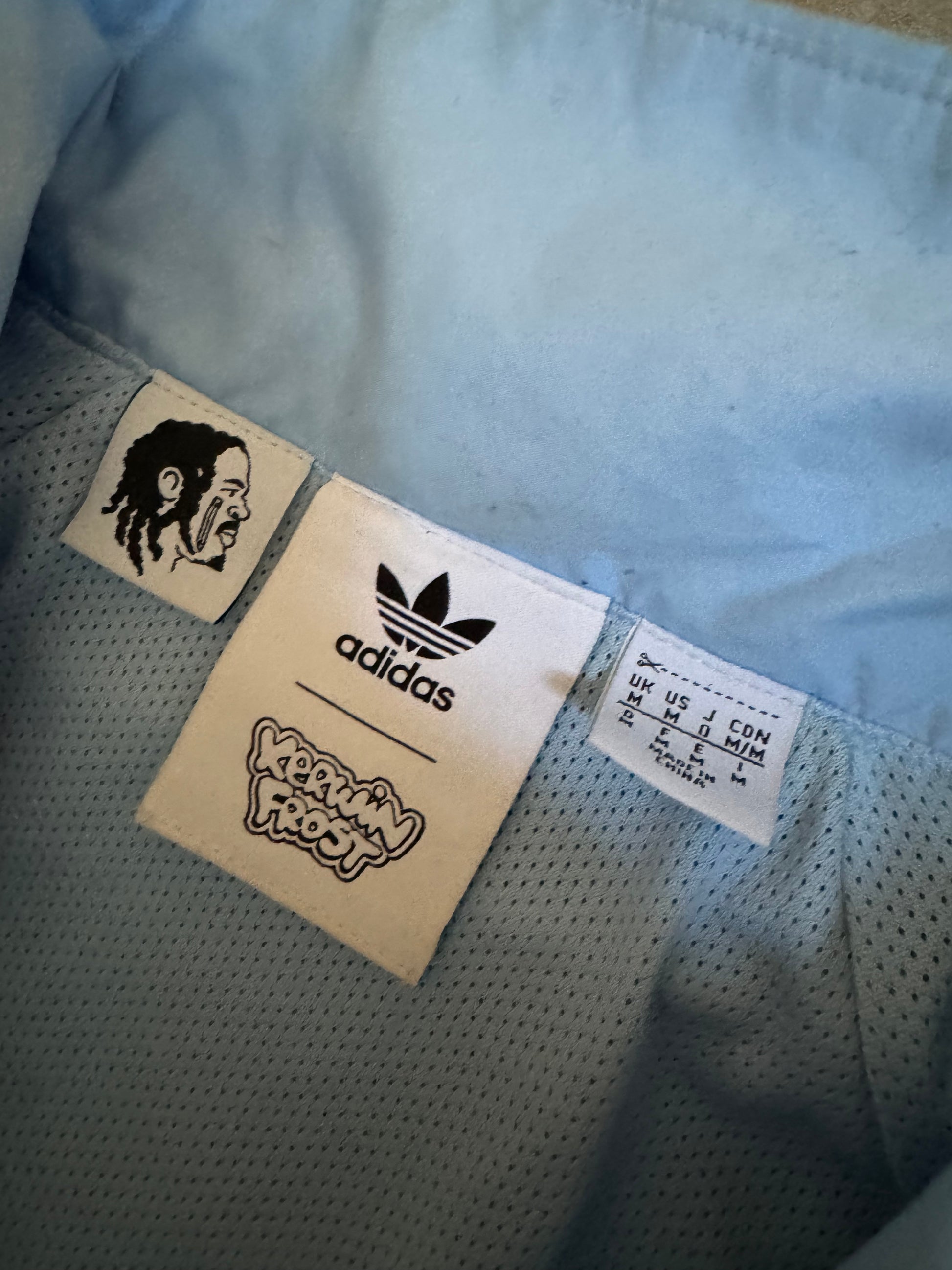 Adidas x Kerwin Frost Blue Track Top Jacket (L) - 9