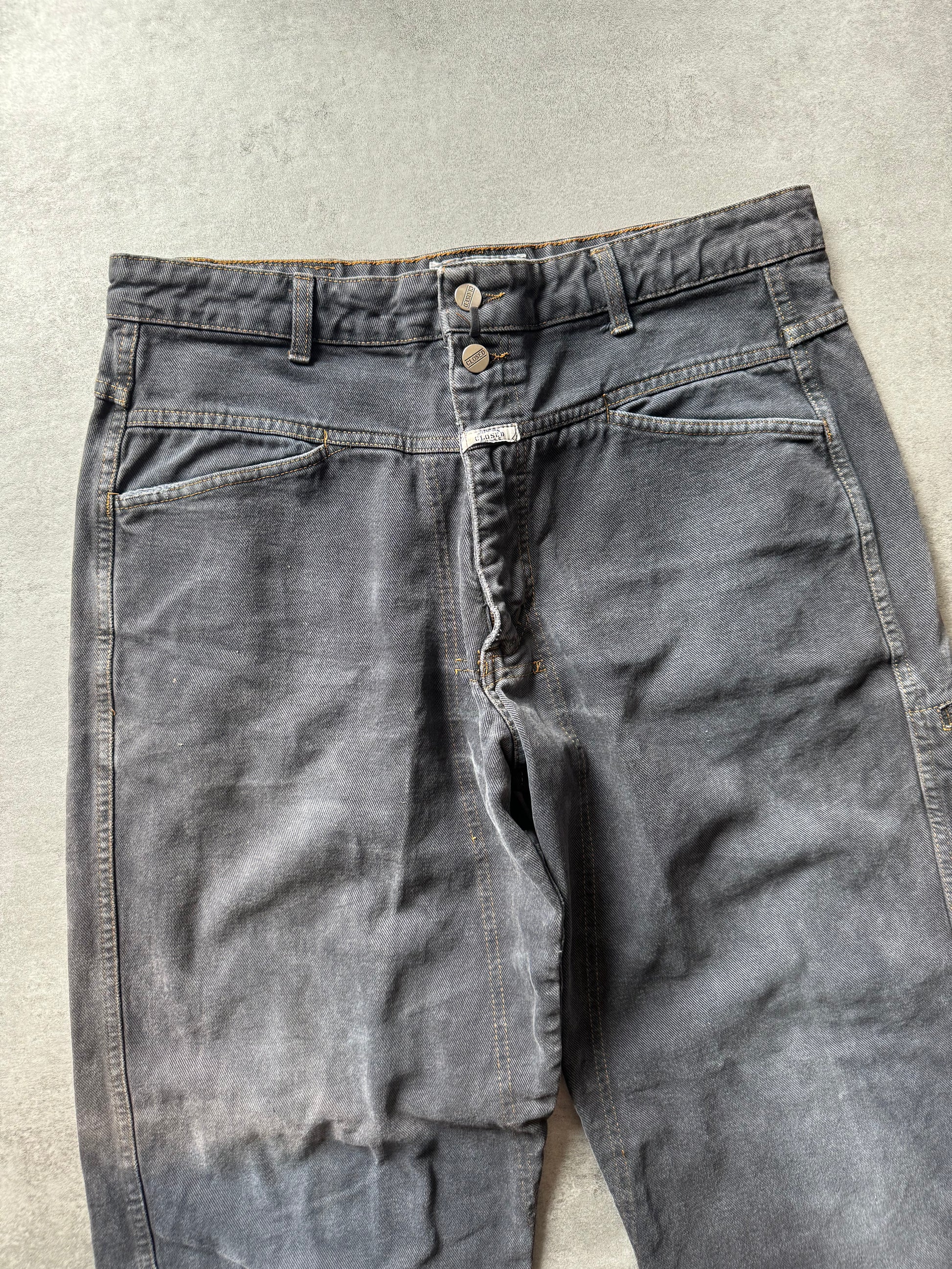 AW2005 Closed Stone Washed Denim Grey Pants (L) - 8